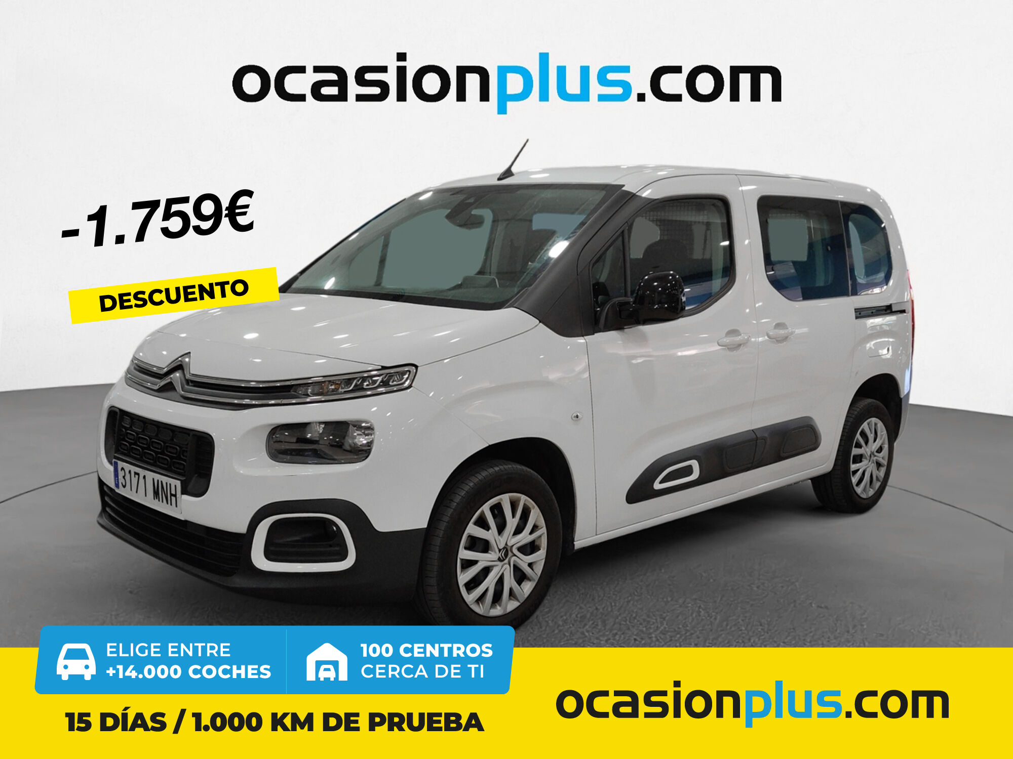 CITROEN Berlingo (BlueHDi 100 S&S Talla M Feel 75 kW (102 CV)) en Madrid