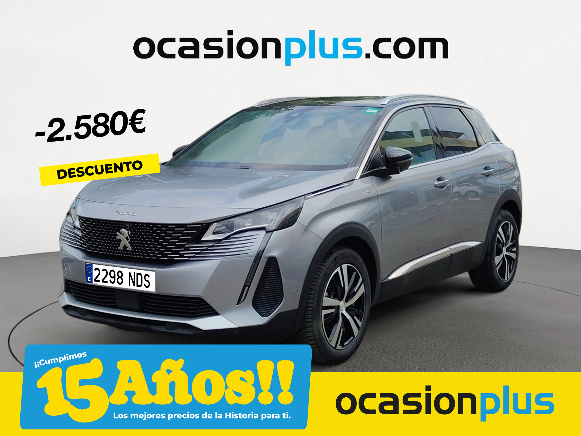 PEUGEOT 3008 (Hybrid GT eDCS6 100 kW (136 CV)) en Madrid