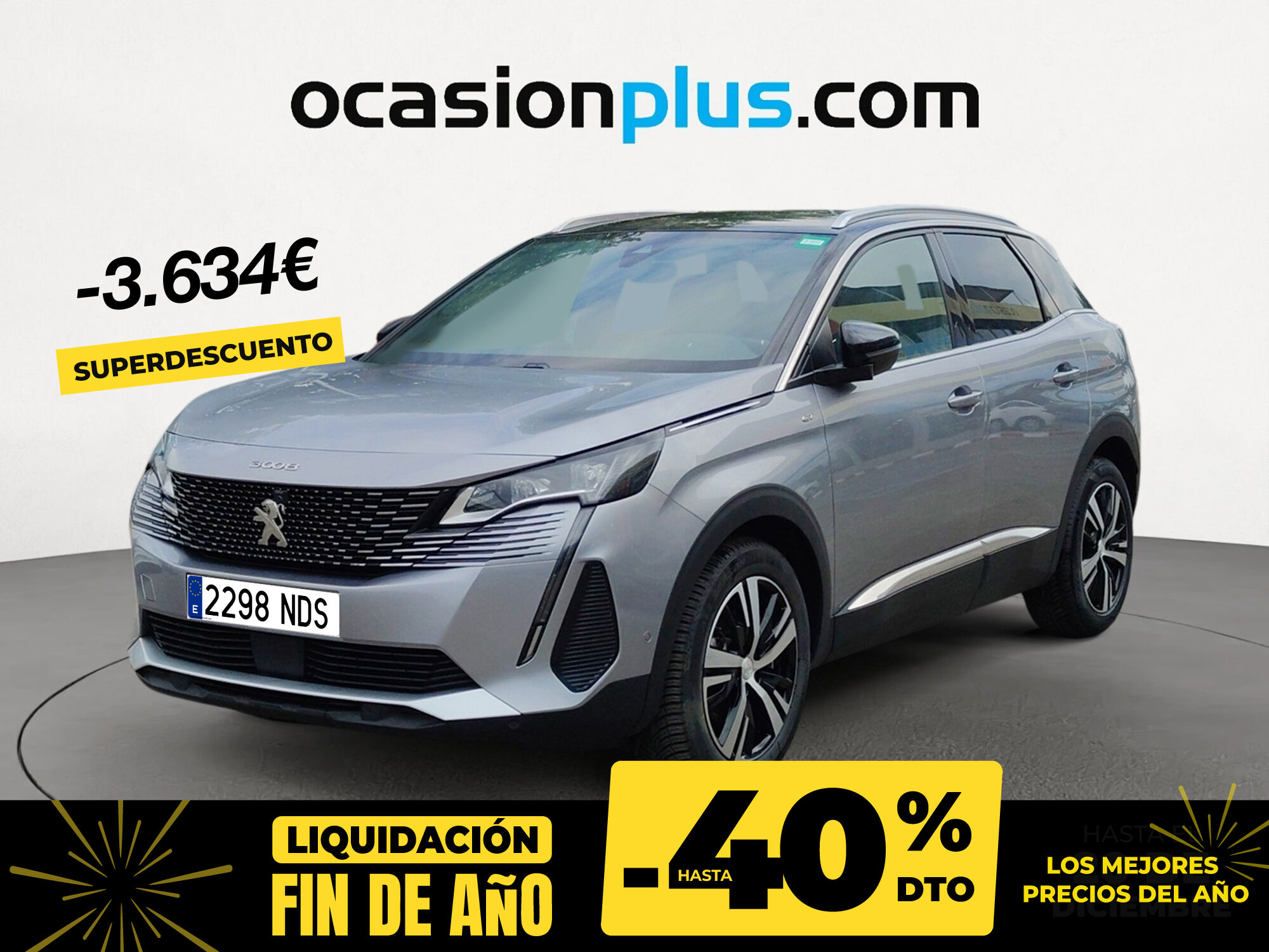 PEUGEOT 3008 (Hybrid GT eDCS6 100 kW (136 CV)) en Madrid