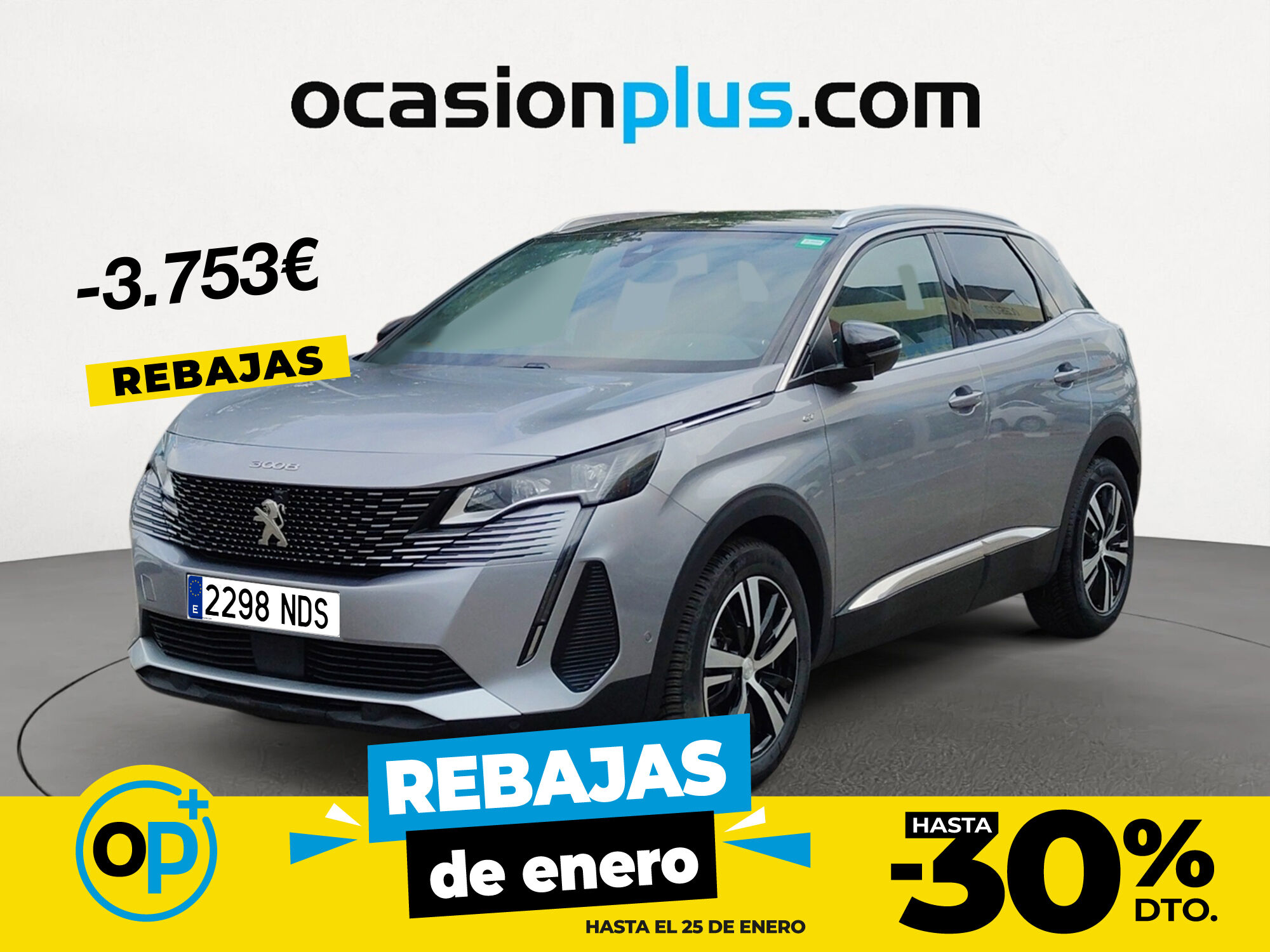 PEUGEOT 3008 (Hybrid GT eDCS6 100 kW (136 CV)) en Madrid