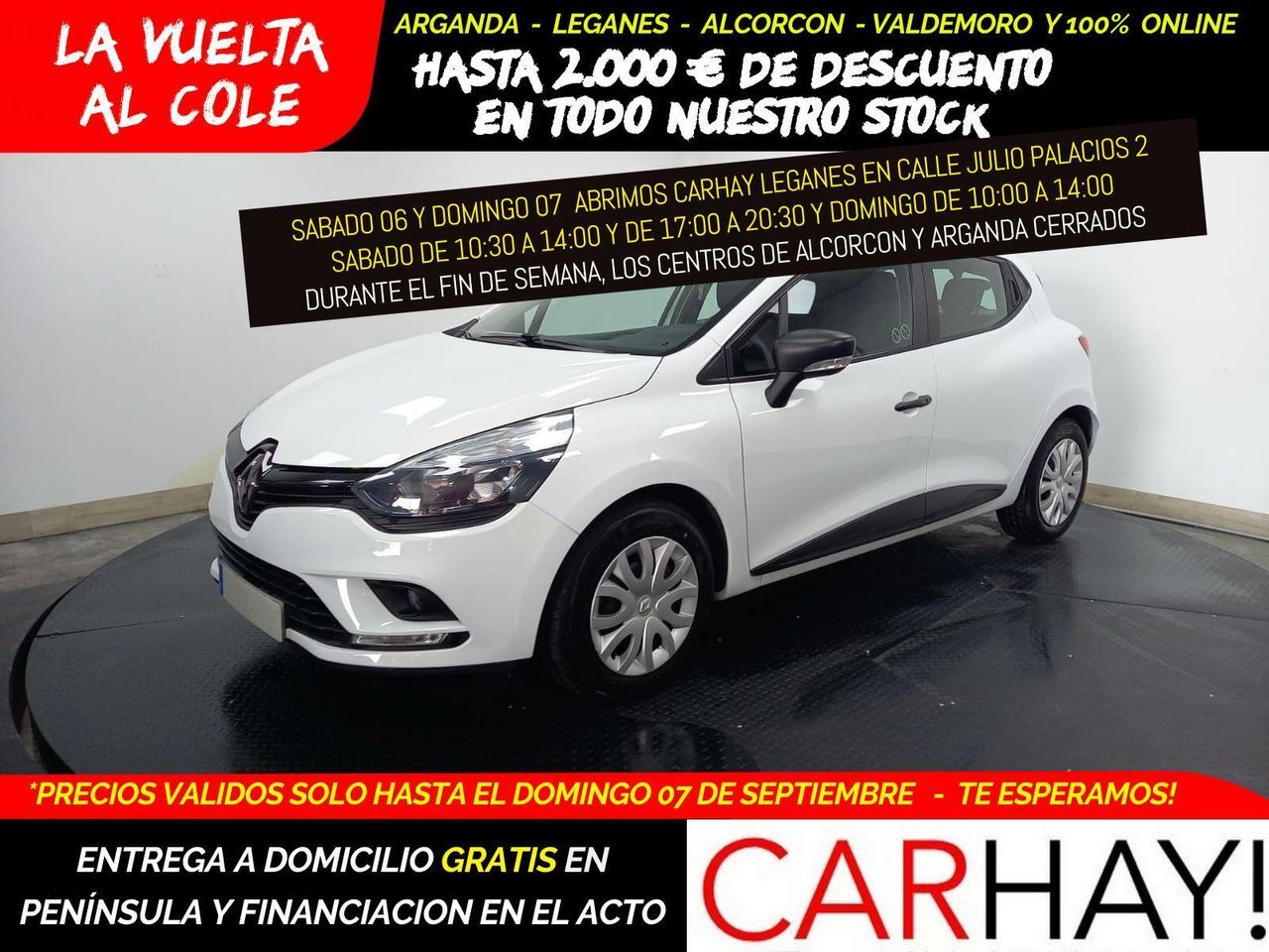 RENAULT Clio (Business TCe 55kW (75CV)) en Madrid