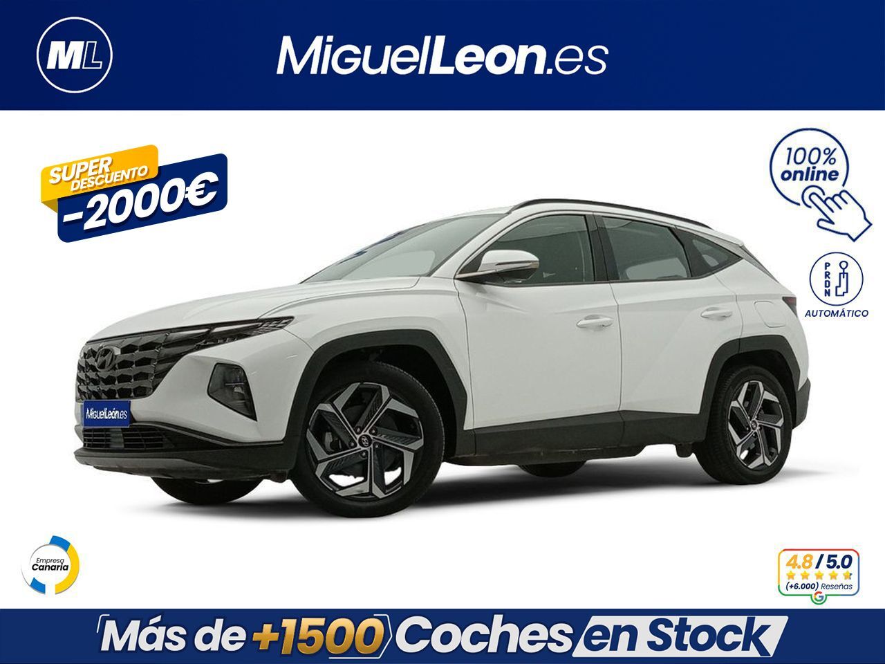 HYUNDAI Tucson (1.6 TGDI PHEV 195kW Maxx Auto 4X4) en Palmas, Las