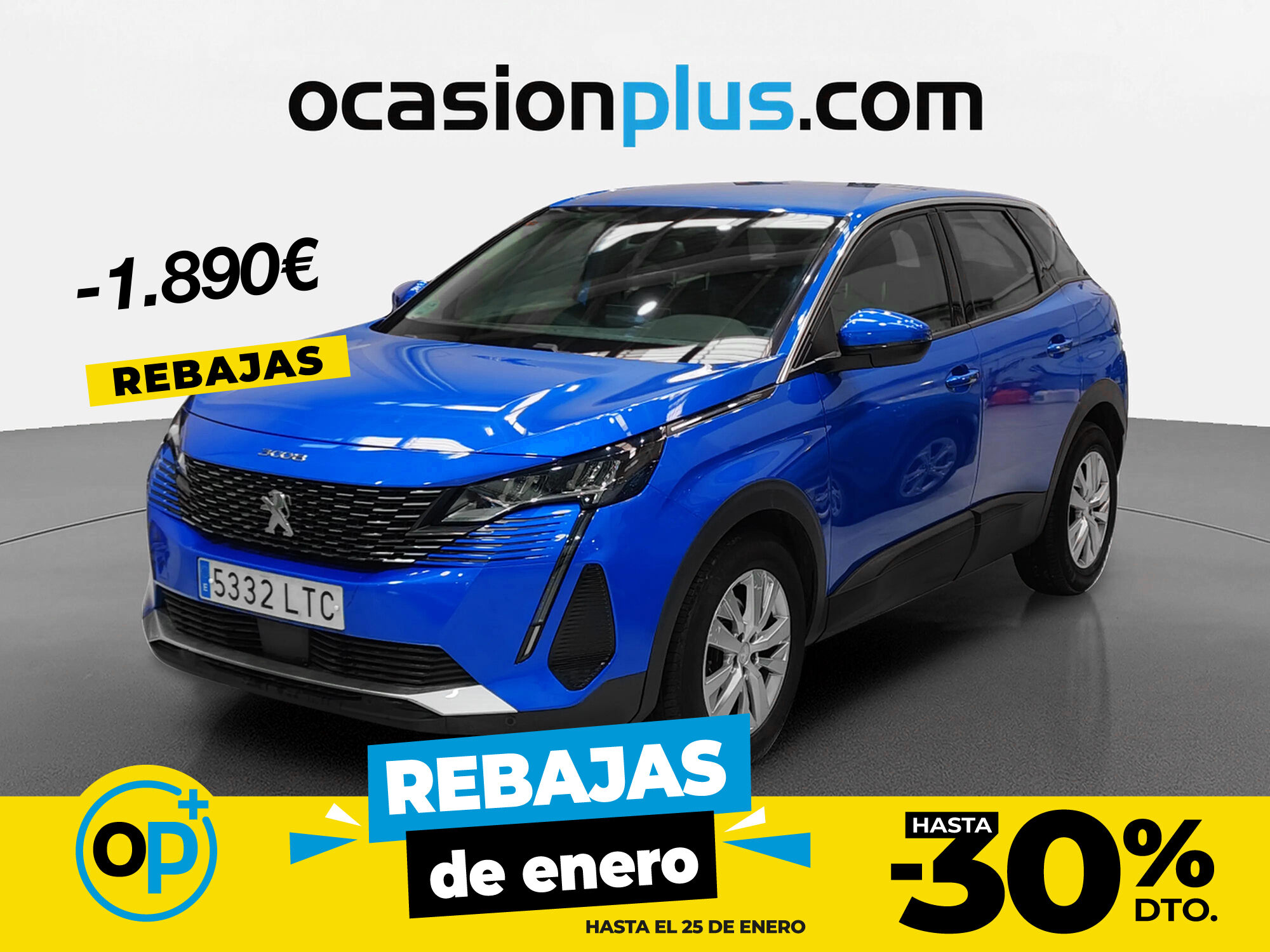 PEUGEOT 3008 (1.5 BlueHDi S&S Active Pack EAT8 96 kW (130 CV)) en Madrid