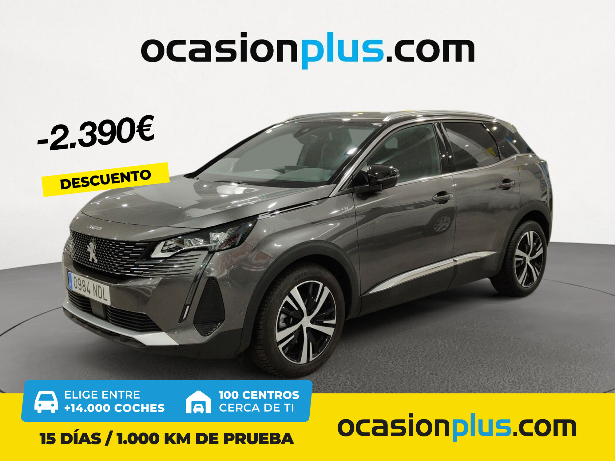 PEUGEOT 3008 (Hybrid GT eDCS6 107 kW (145 CV)) en Madrid