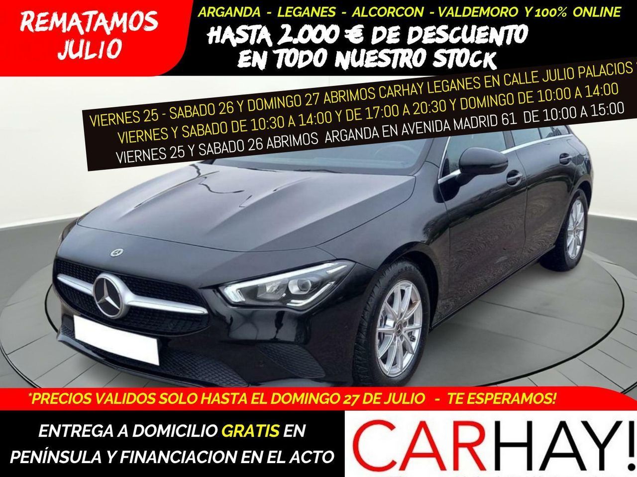 MERCEDES Clase CLA (SB 180 D BUSINESS SOLUTION) en Madrid