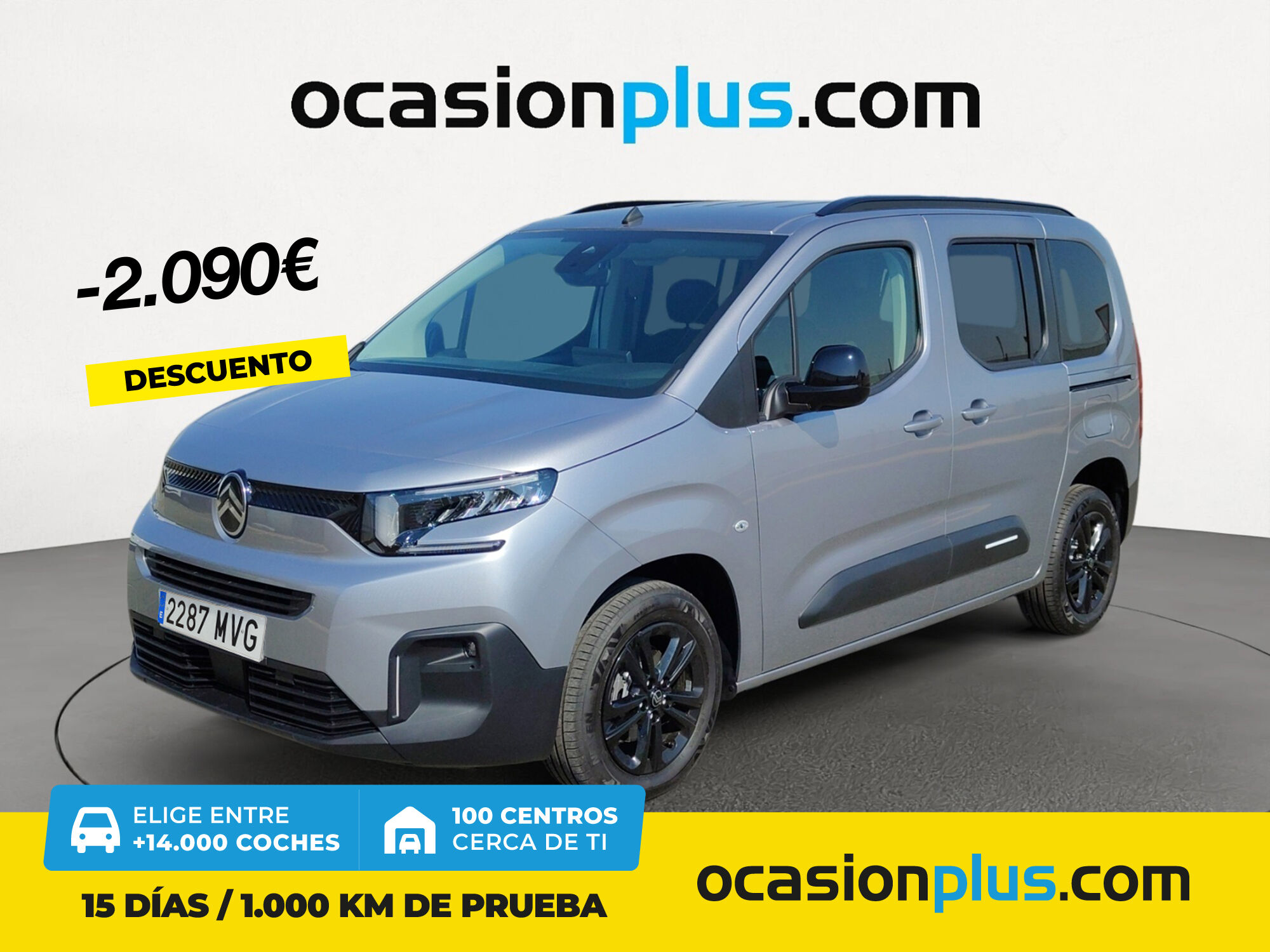CITROEN Berlingo (BlueHDi 100 S&S Plus Talla M 75 kW (102 CV)) en Madrid
