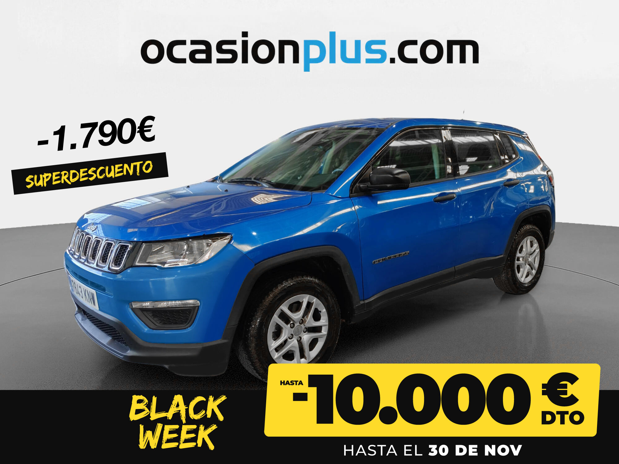 JEEP Compass (1.6 Multijet Sport 4x2 88 kW (120 CV)) en Madrid