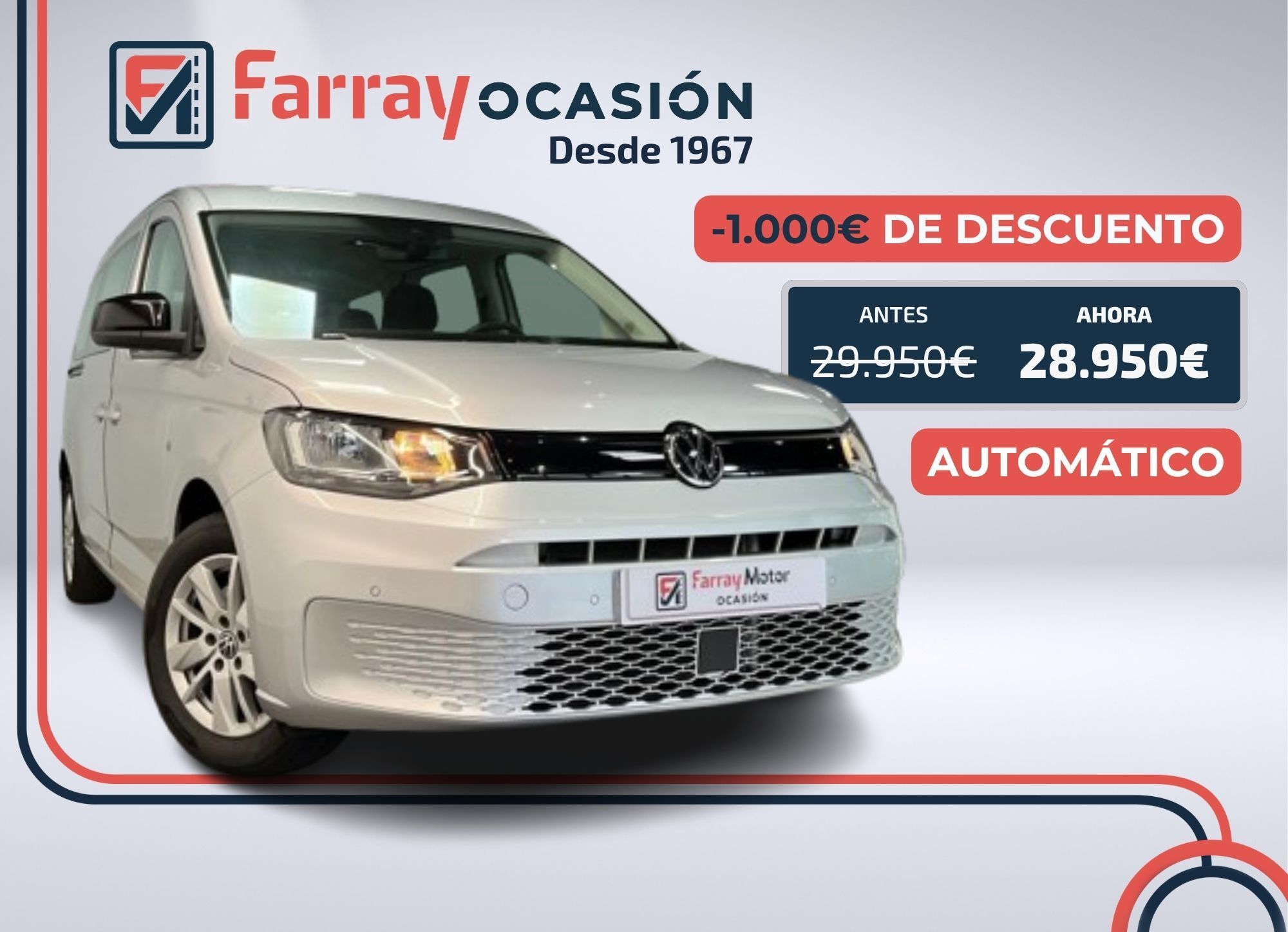 VOLKSWAGEN Caddy (Maxi 2.0TDI Origin DSG 122) en Tenerife