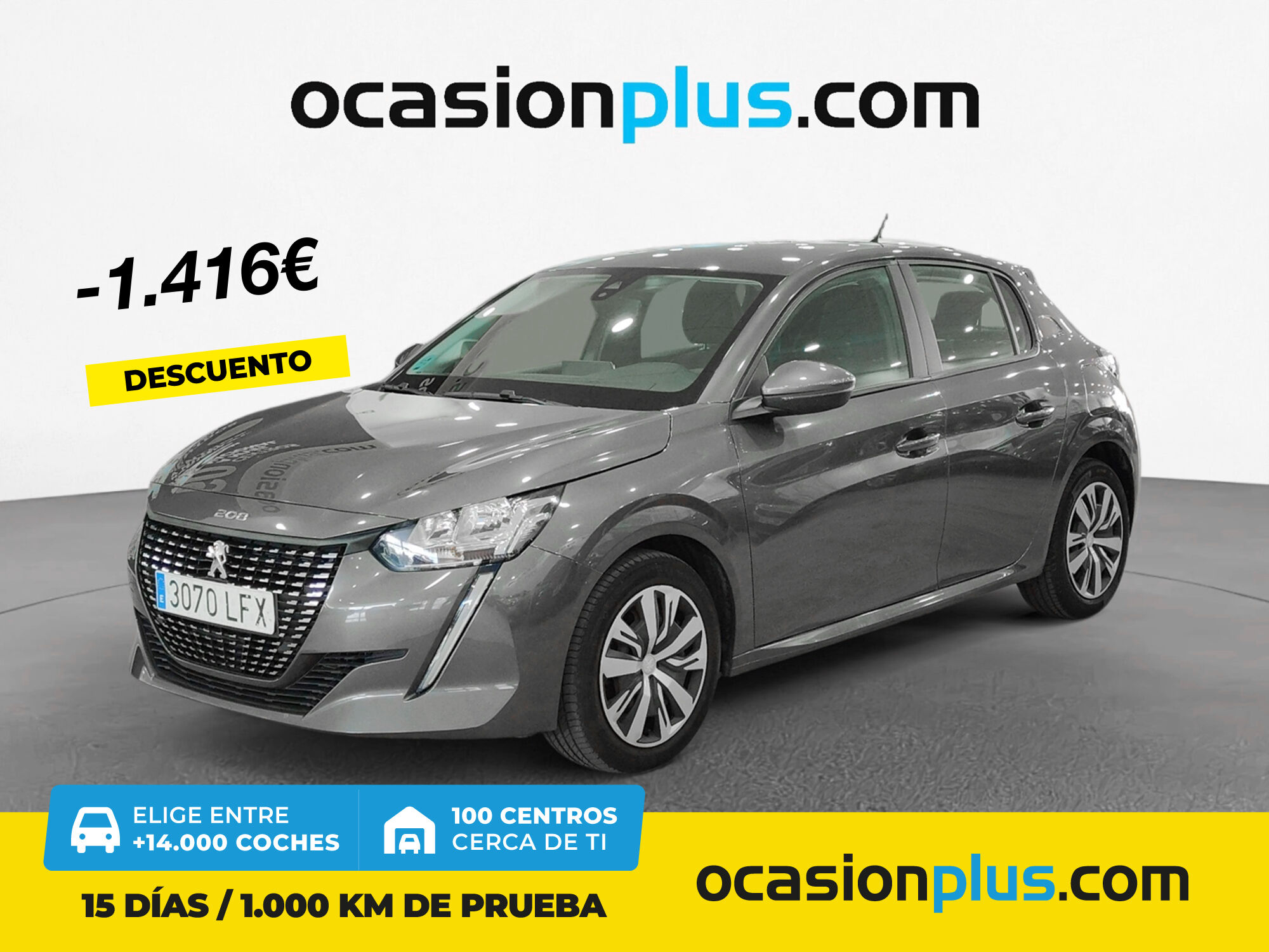 PEUGEOT 208 (PureTech 100 Active 75 kW (100 CV)) en Madrid