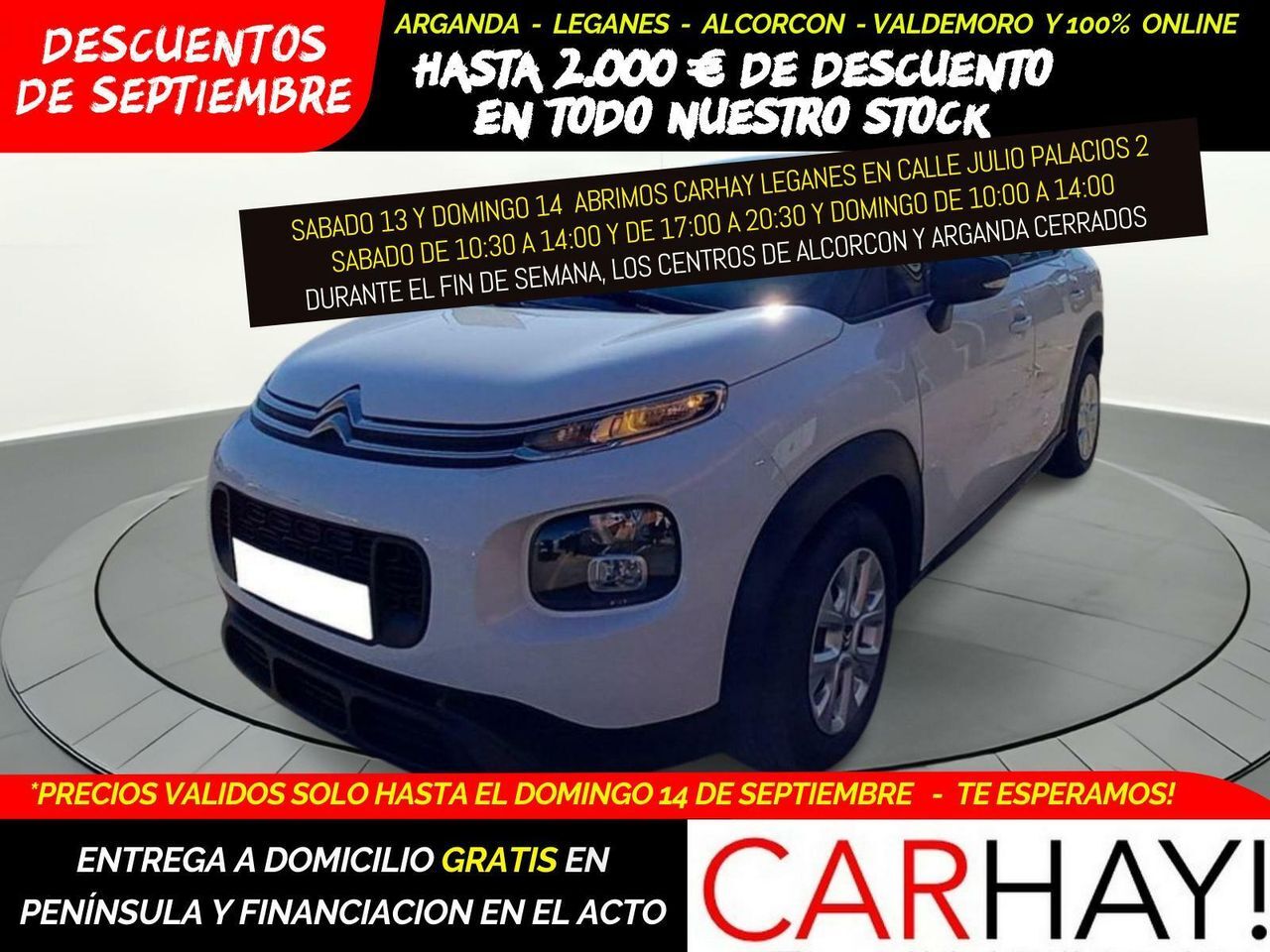 CITROEN C3 (AIRCROSS LIVE 1.6 BLUEHDI 100 CV MT5 E6) en Madrid