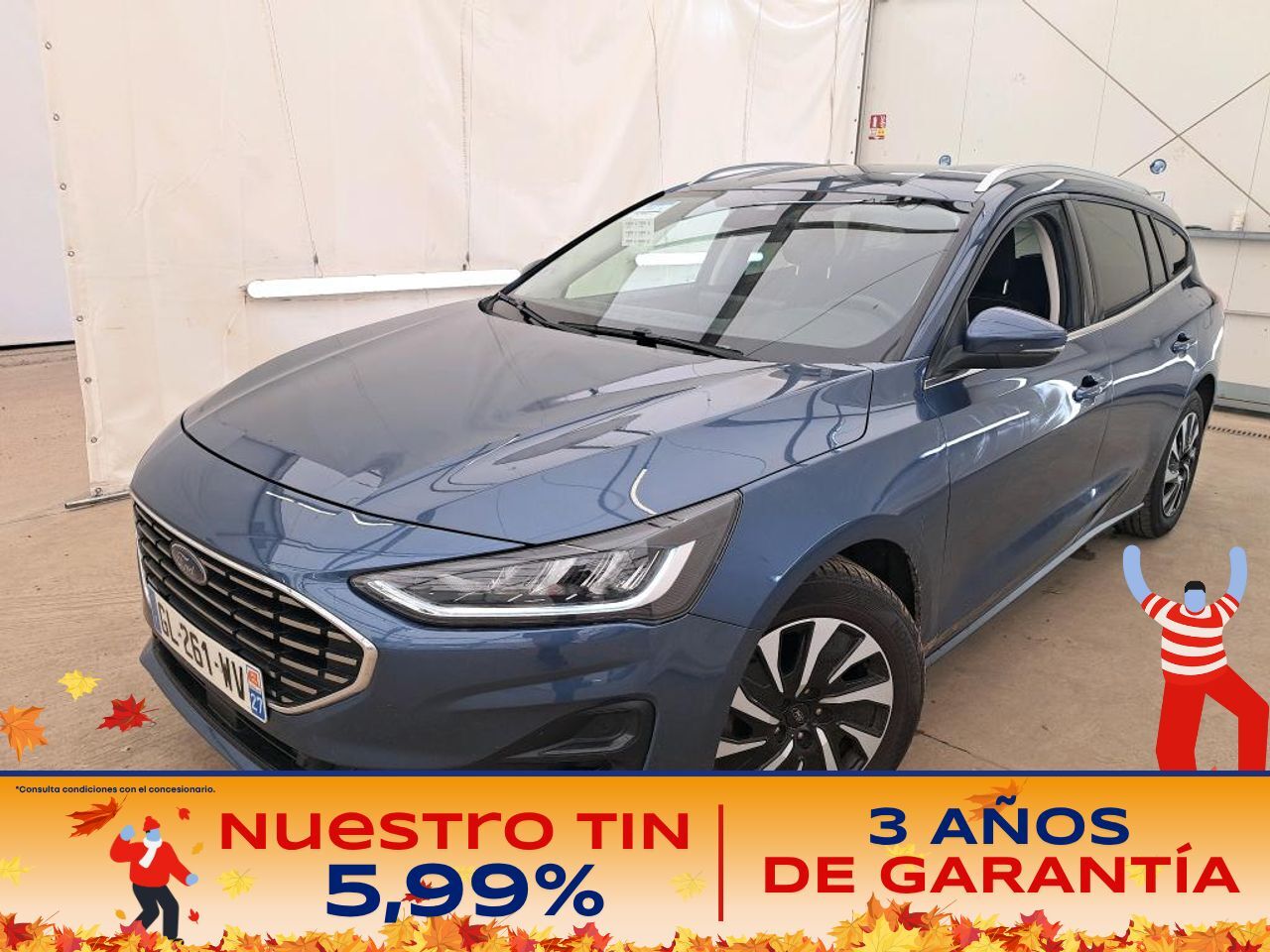 FORD Focus (1.0 Ecoboost MHEV 92kW ST-Line Auto SB) en Madrid