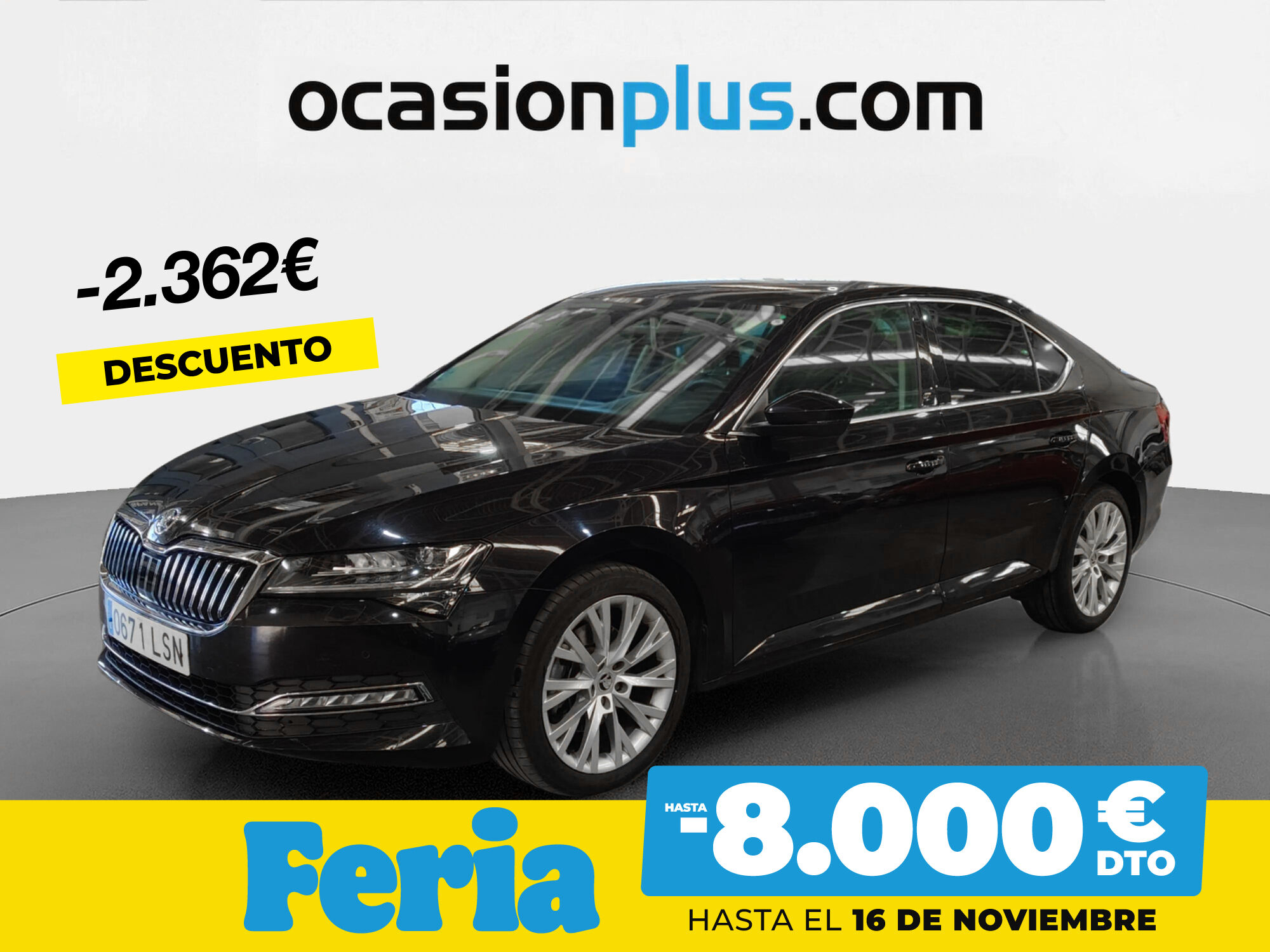 SKODA Superb (2.0 TDI Style DSG 110 kW (150 CV)) en Madrid