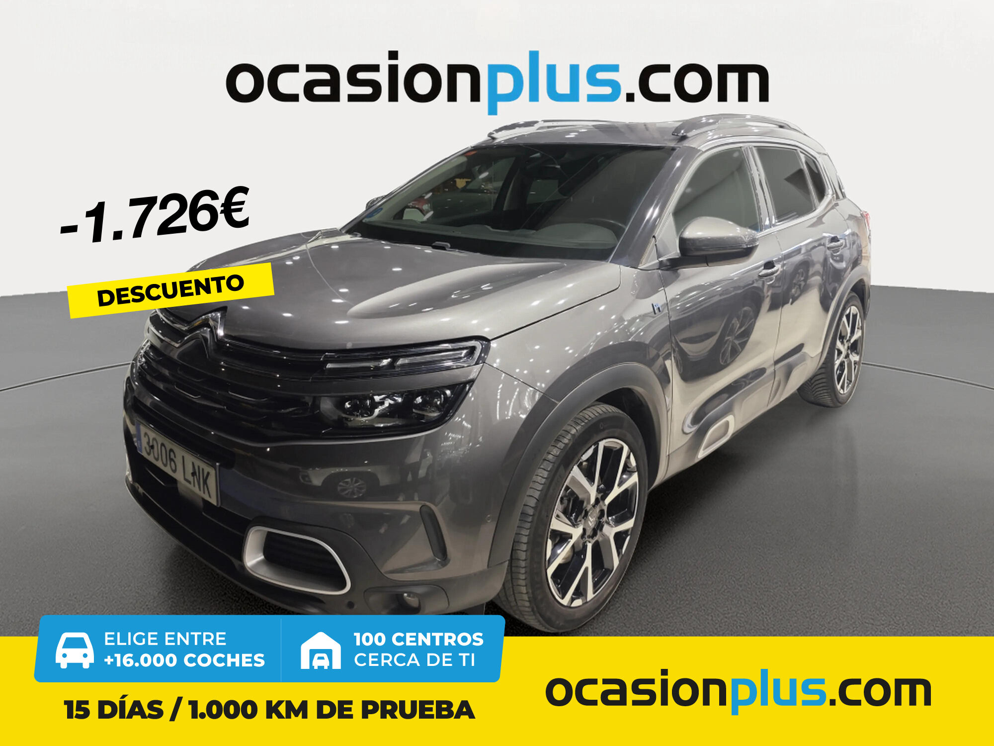 CITROEN C5 Aircross (Hybrid 225 Shine e-EAT8 165 kW (225 CV)) en Madrid