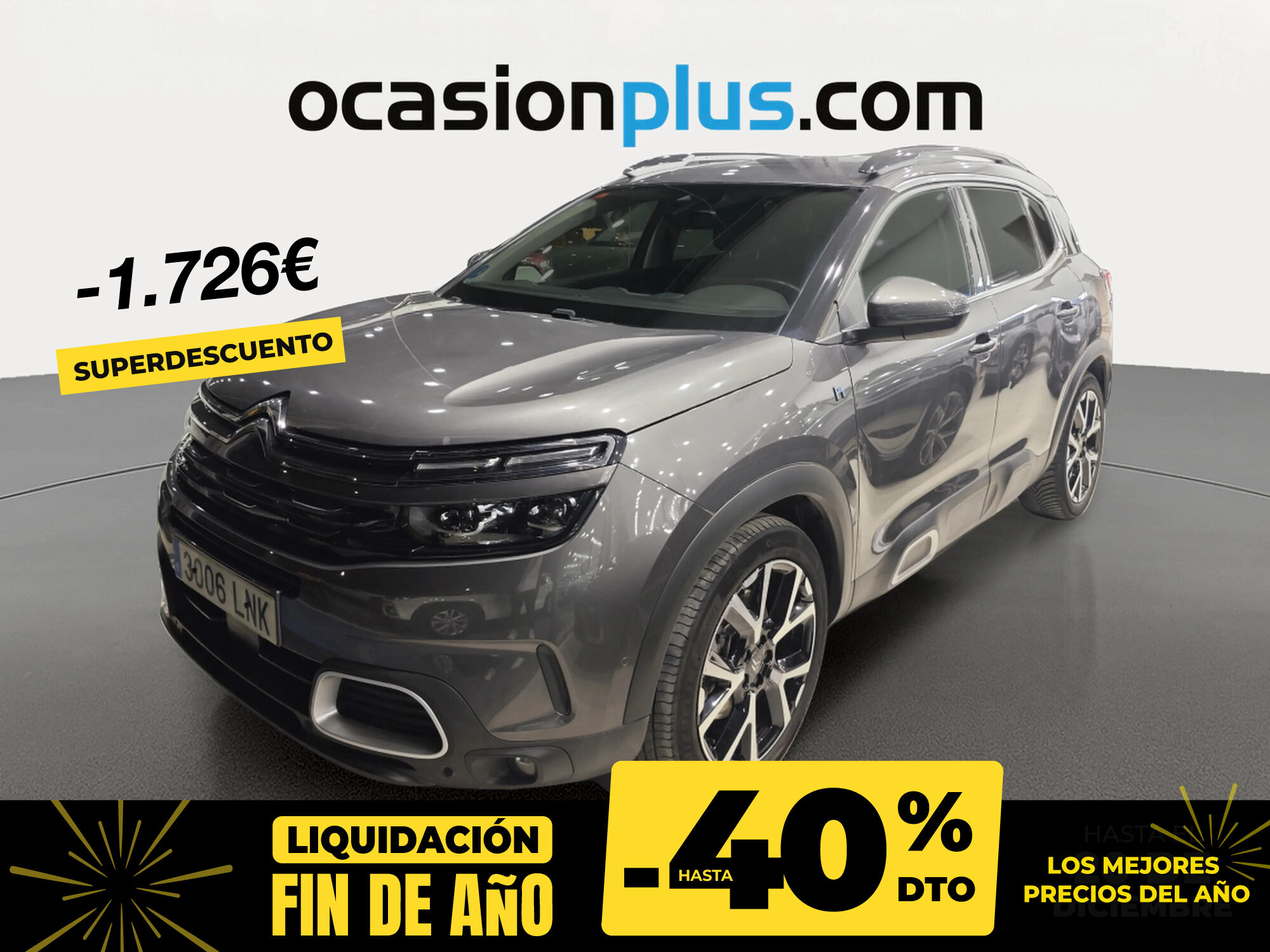 CITROEN C5 Aircross (Hybrid 225 Shine e-EAT8 165 kW (225 CV)) en Madrid