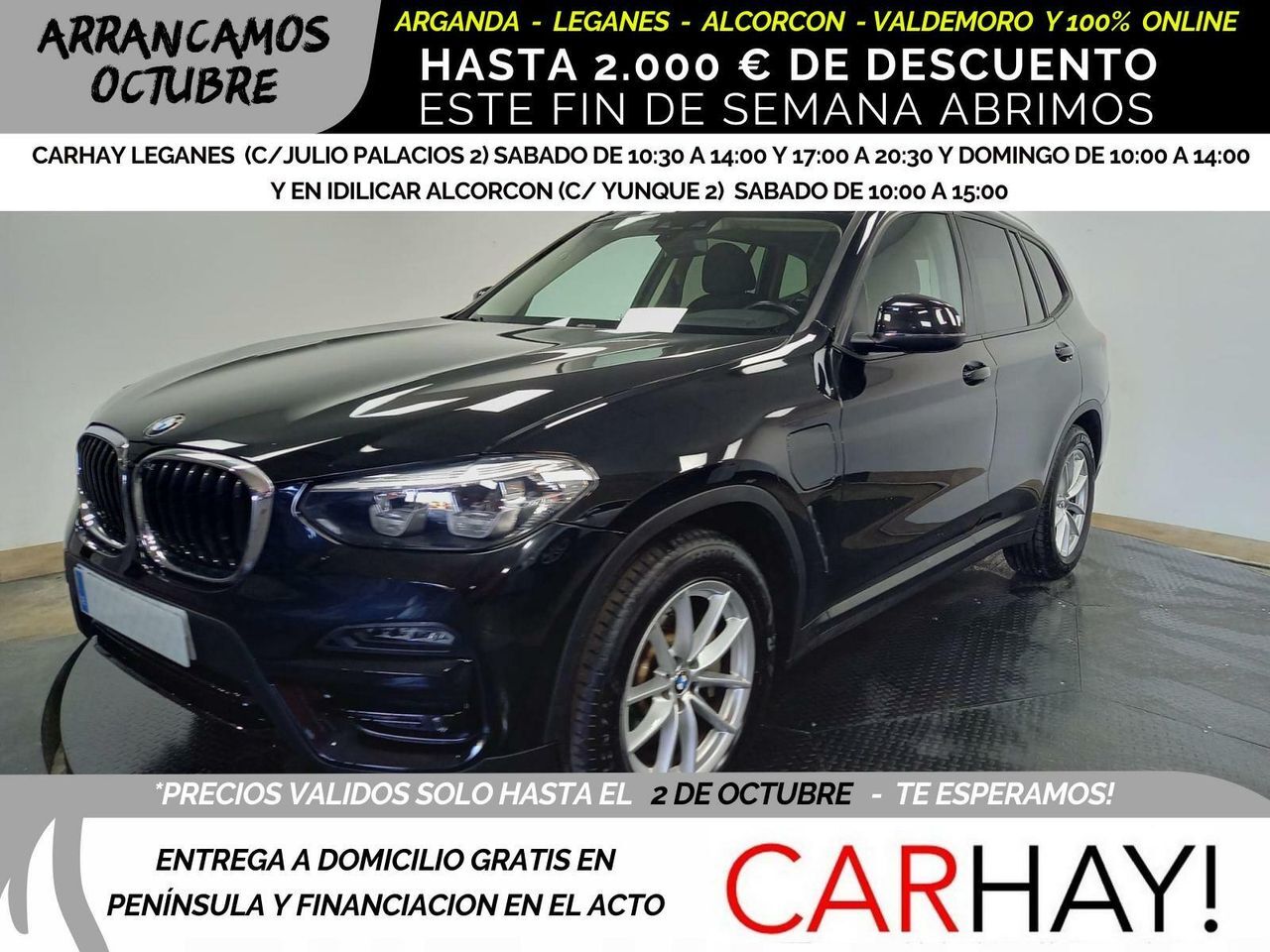 BMW X3 (XDRIVE 30 E XLINE 2.0 290CV AT8 E6D) en Madrid