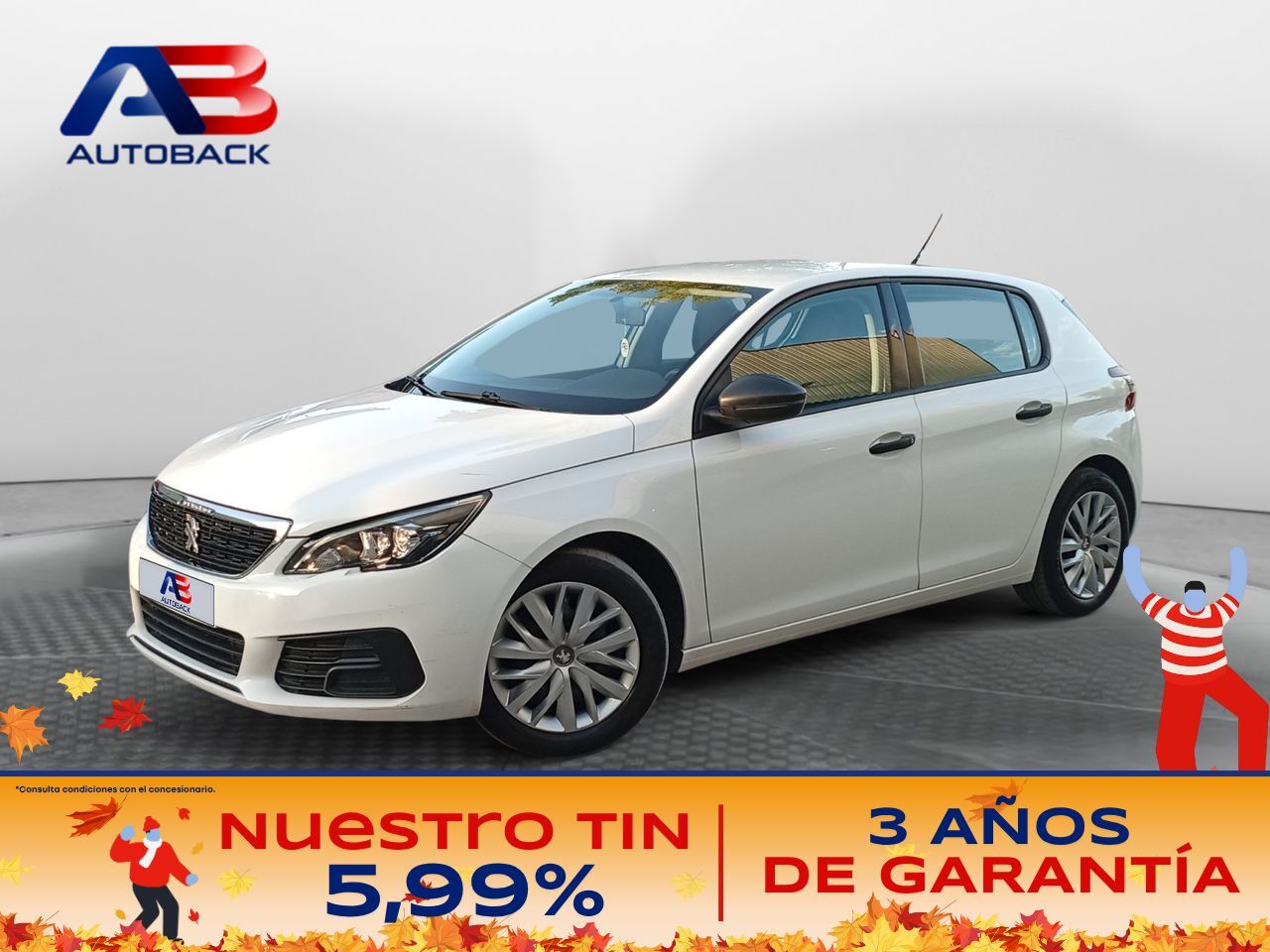 PEUGEOT 308 (5P Access BlueHDi 100 6 Vel. MAN) en Madrid
