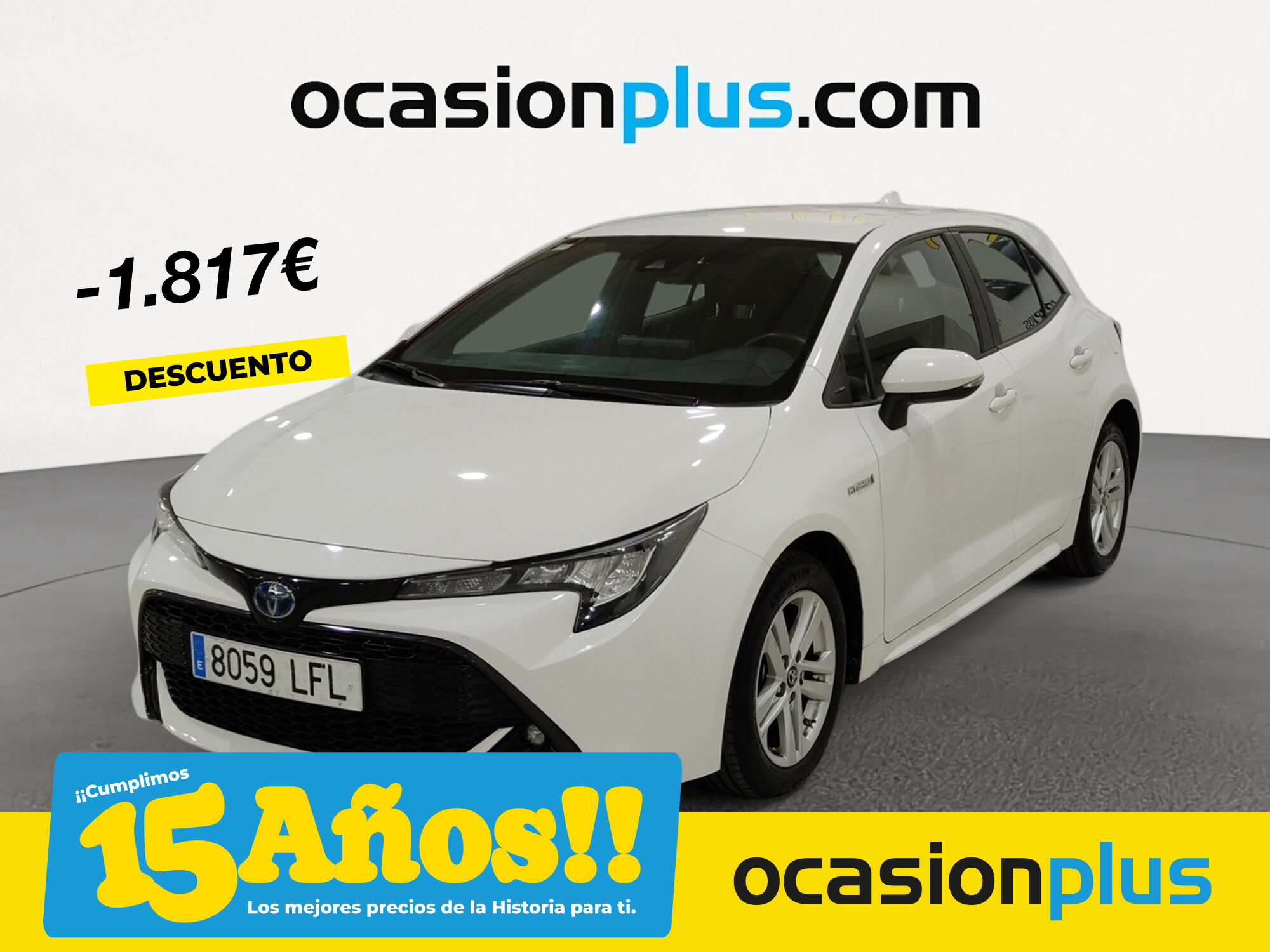 TOYOTA Corolla (1.8 125 Híbrido Active Tech E-CVT 90 kW (122 CV)) en Madrid