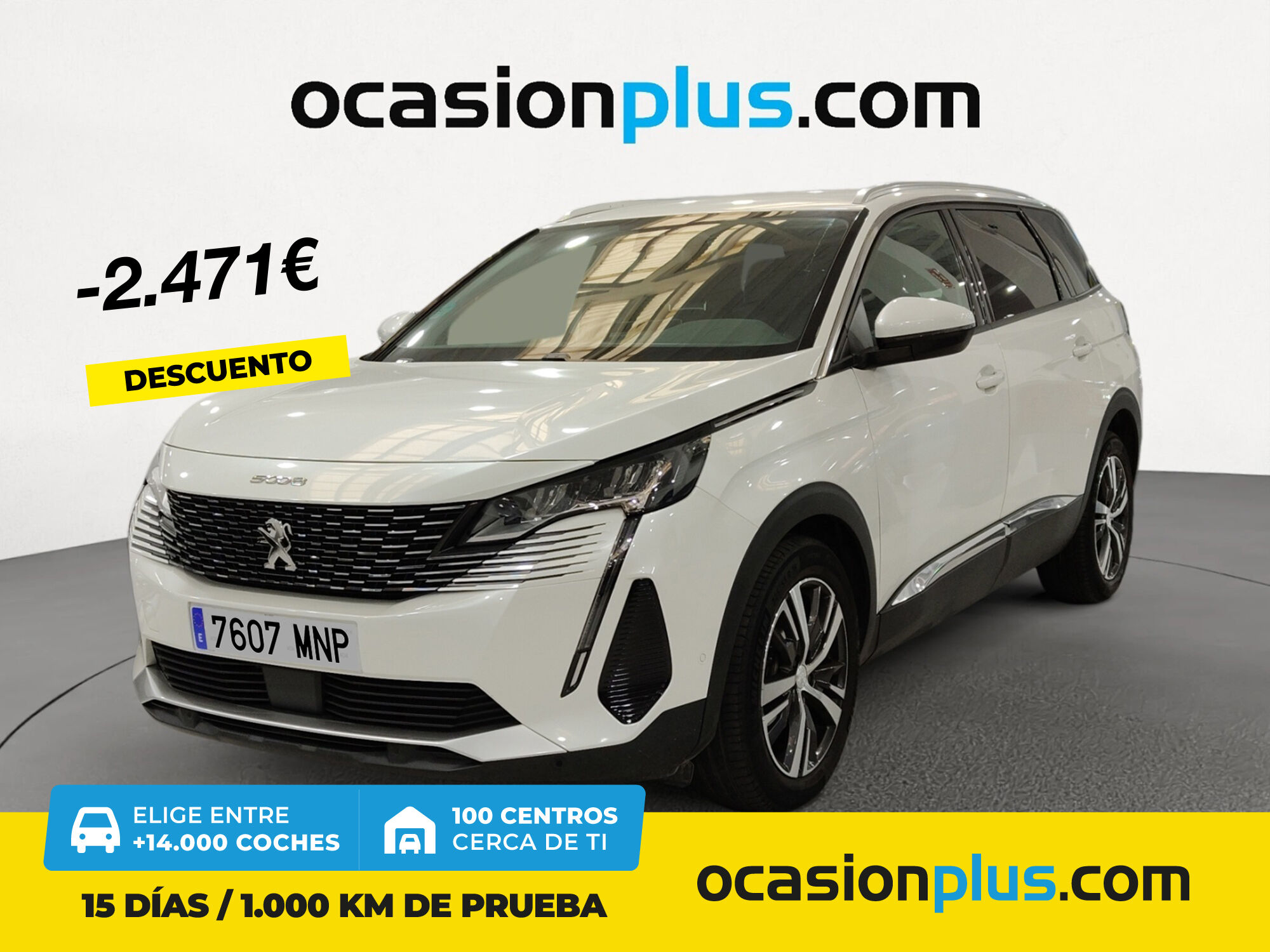 PEUGEOT 5008 (Hybrid 1.2 Allure Pack eDCS6 100 kW (136 CV)) en Madrid