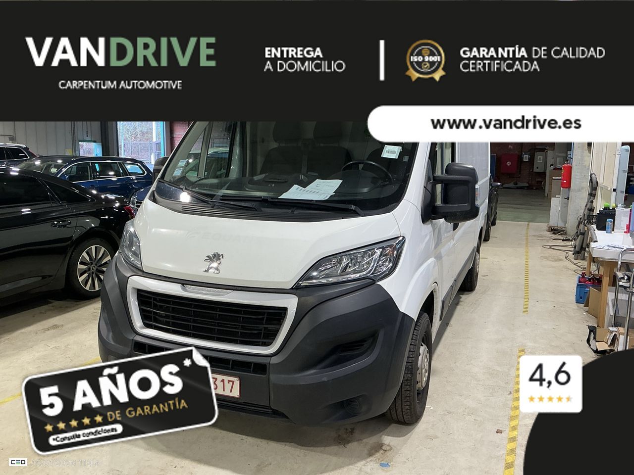 Foto del PEUGEOT Boxer Furgón 2.2BlueHDI 333 L2H2 S&S 120