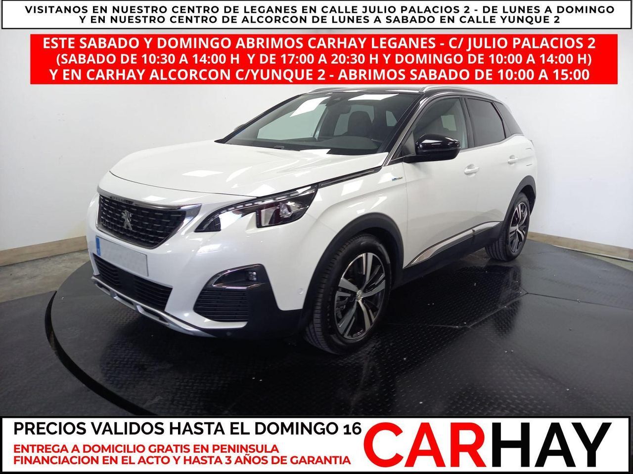 PEUGEOT 3008 (HYBRID 225 E-EAT8 GT LINE) en Madrid