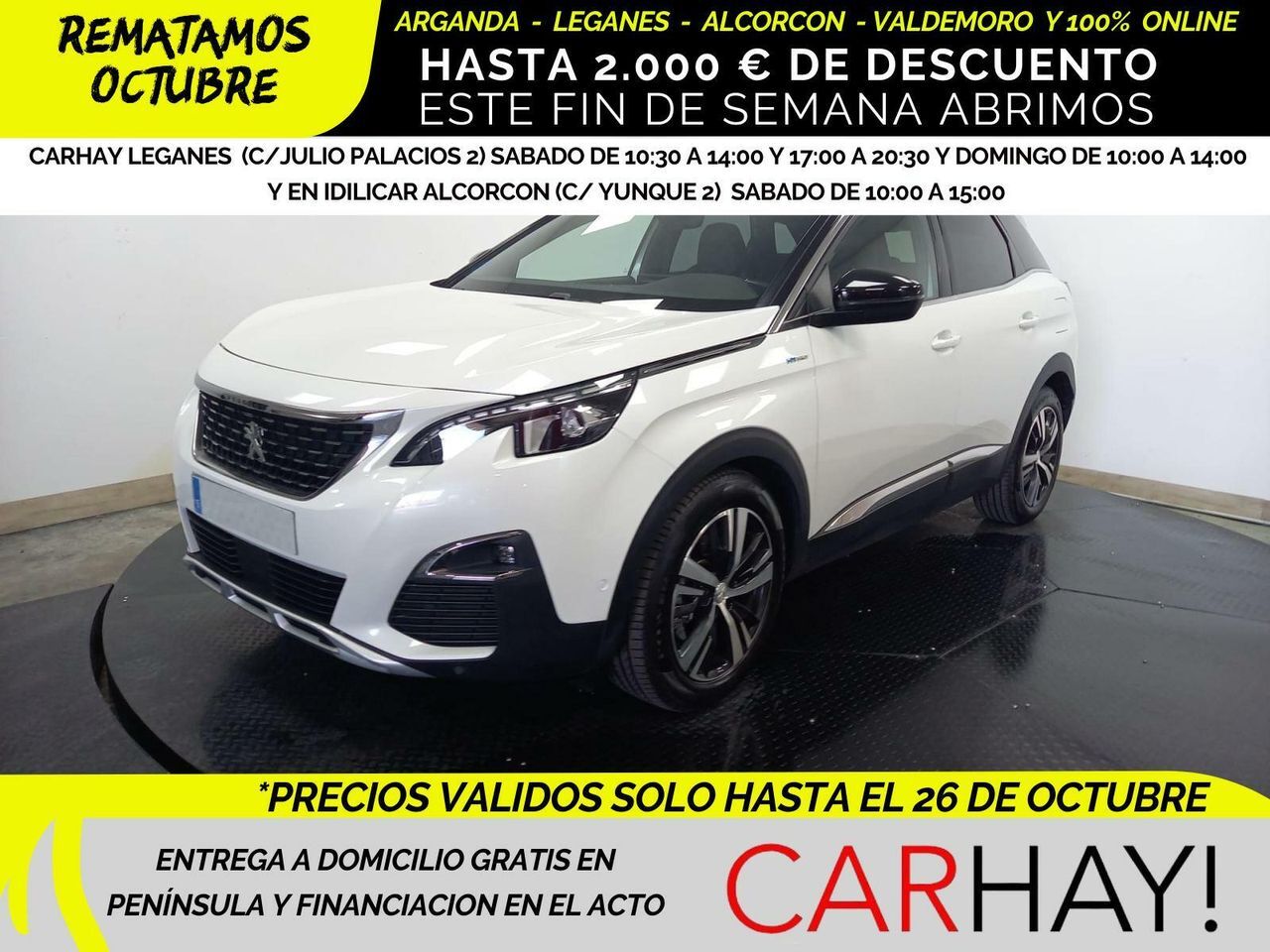 PEUGEOT 3008 (HYBRID 225 E-EAT8 GT LINE) en Madrid