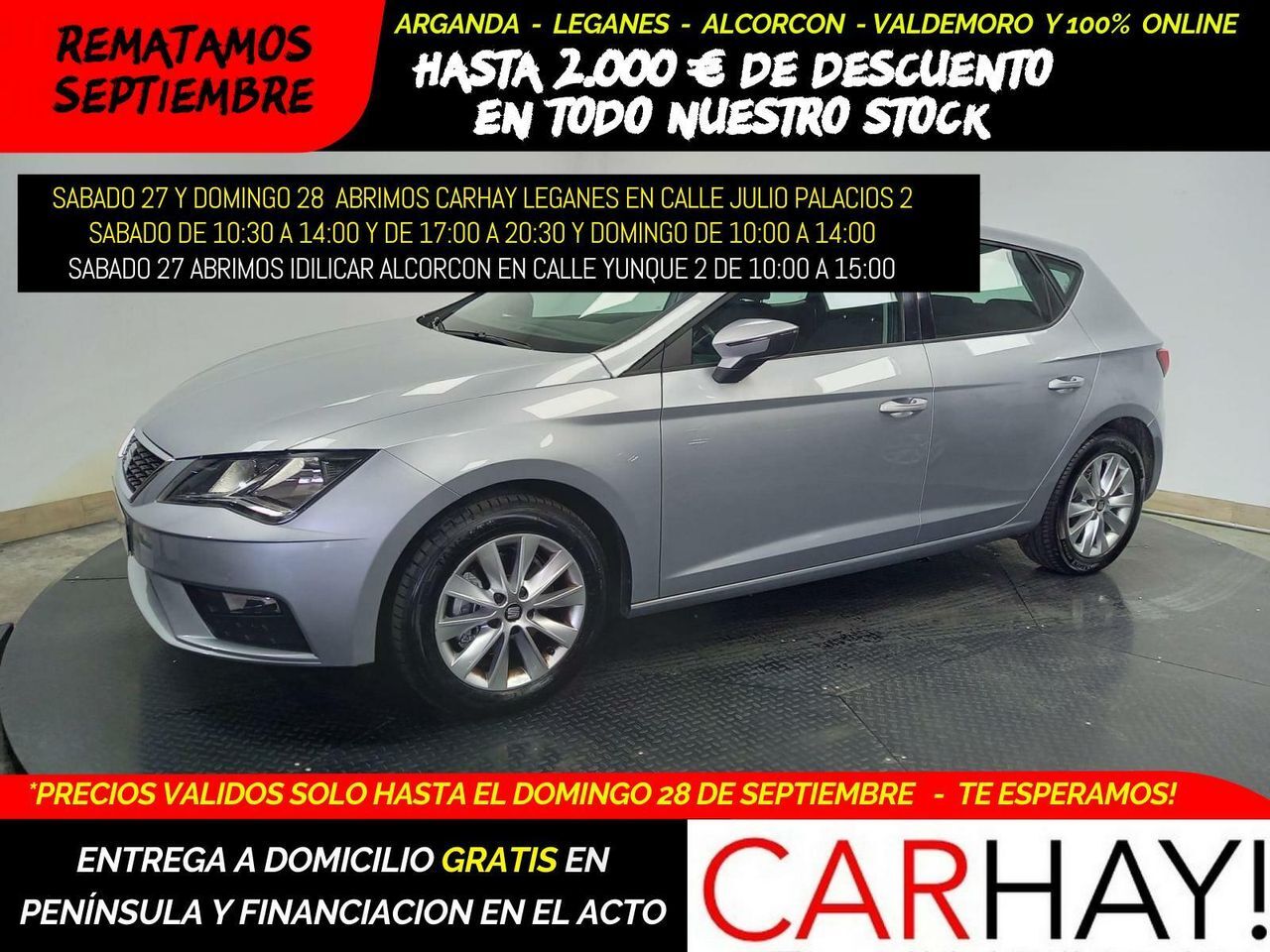 SEAT León (1.4 TGI GNC DSG-7 St&Sp Style) en Madrid