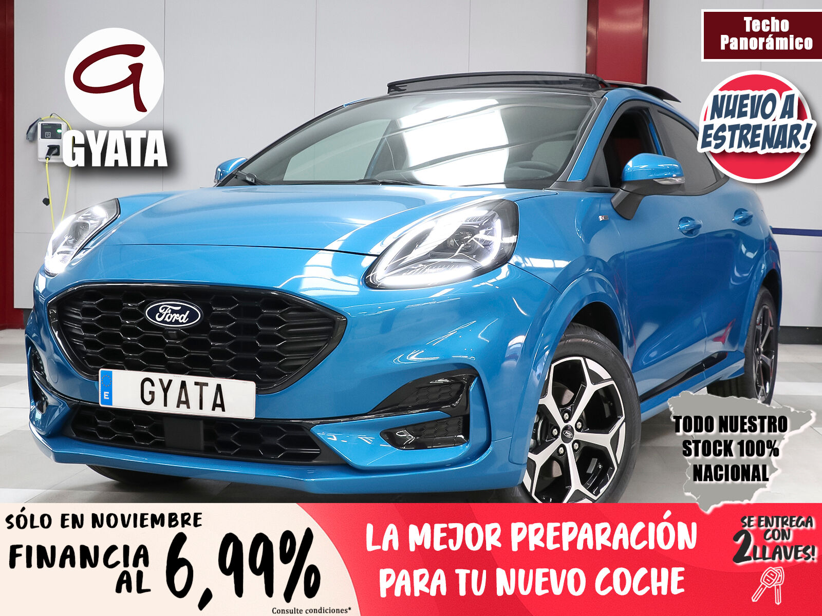 FORD Puma (1.0 EcoBoost MHEV ST-Line Auto 92 kW (125 CV)) en Madrid