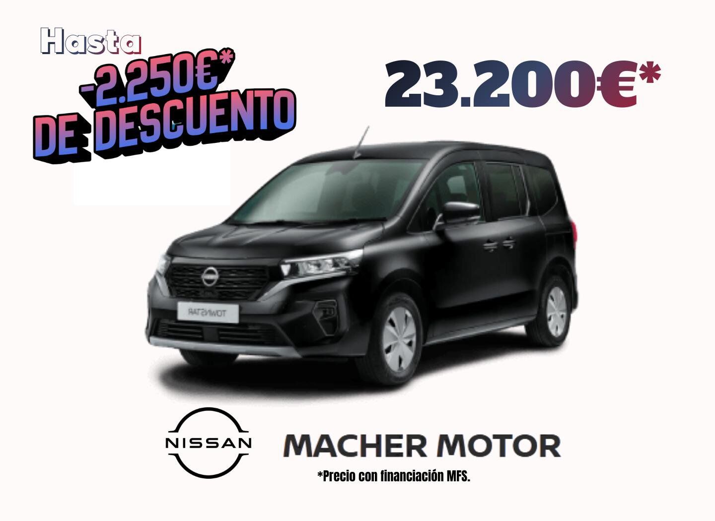 NISSAN Townstar (5 plazas 1.3G 96kW L1 N-Connecta) en Palmas, Las