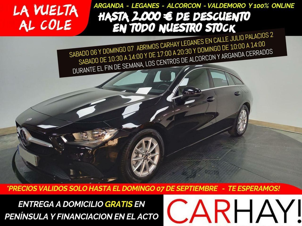 MERCEDES Clase CLA (SB 180) en Madrid