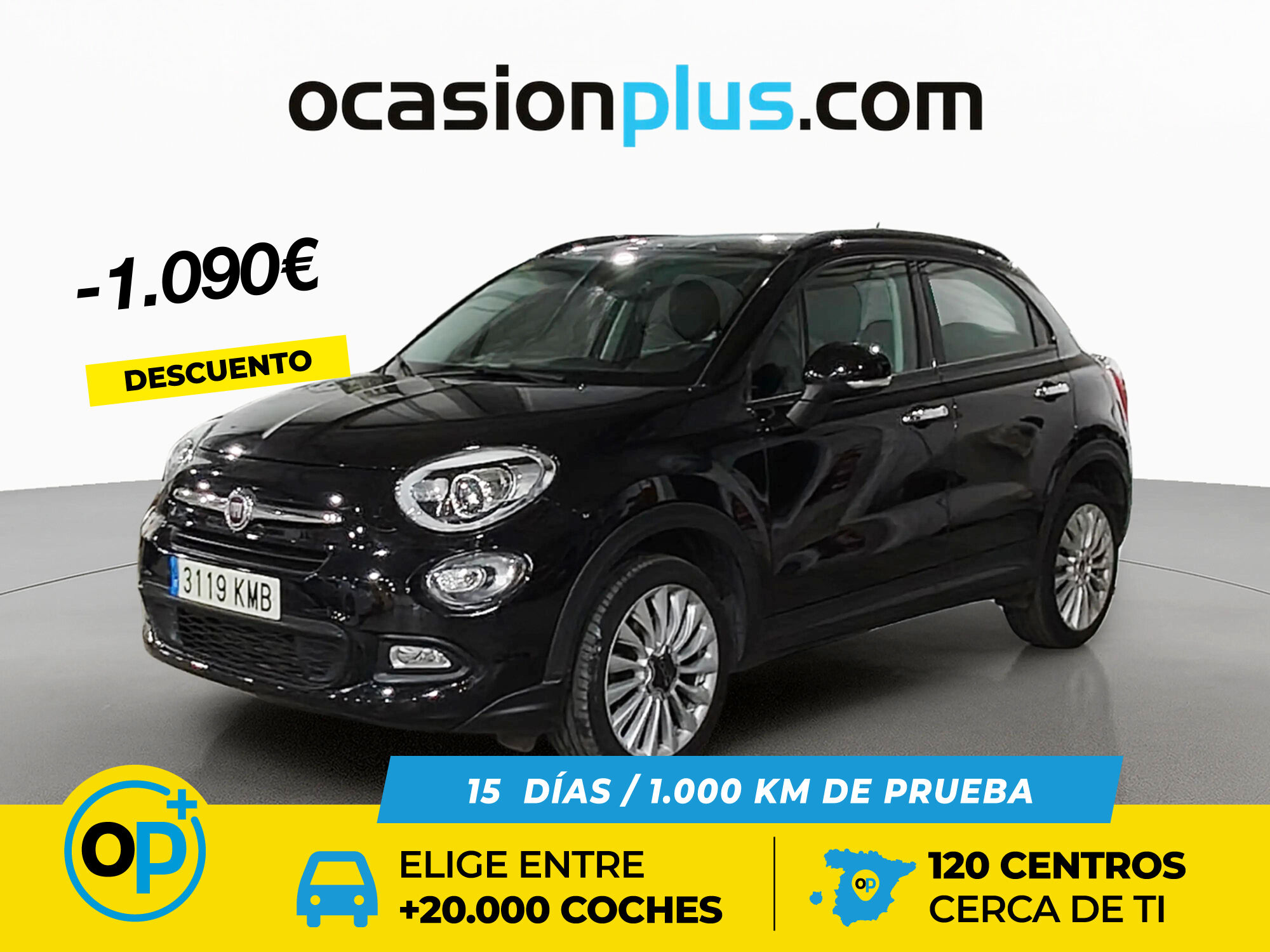 FIAT 500X (1.6 MultiJet Lounge 4x2 88 kW (120 CV)) en Madrid