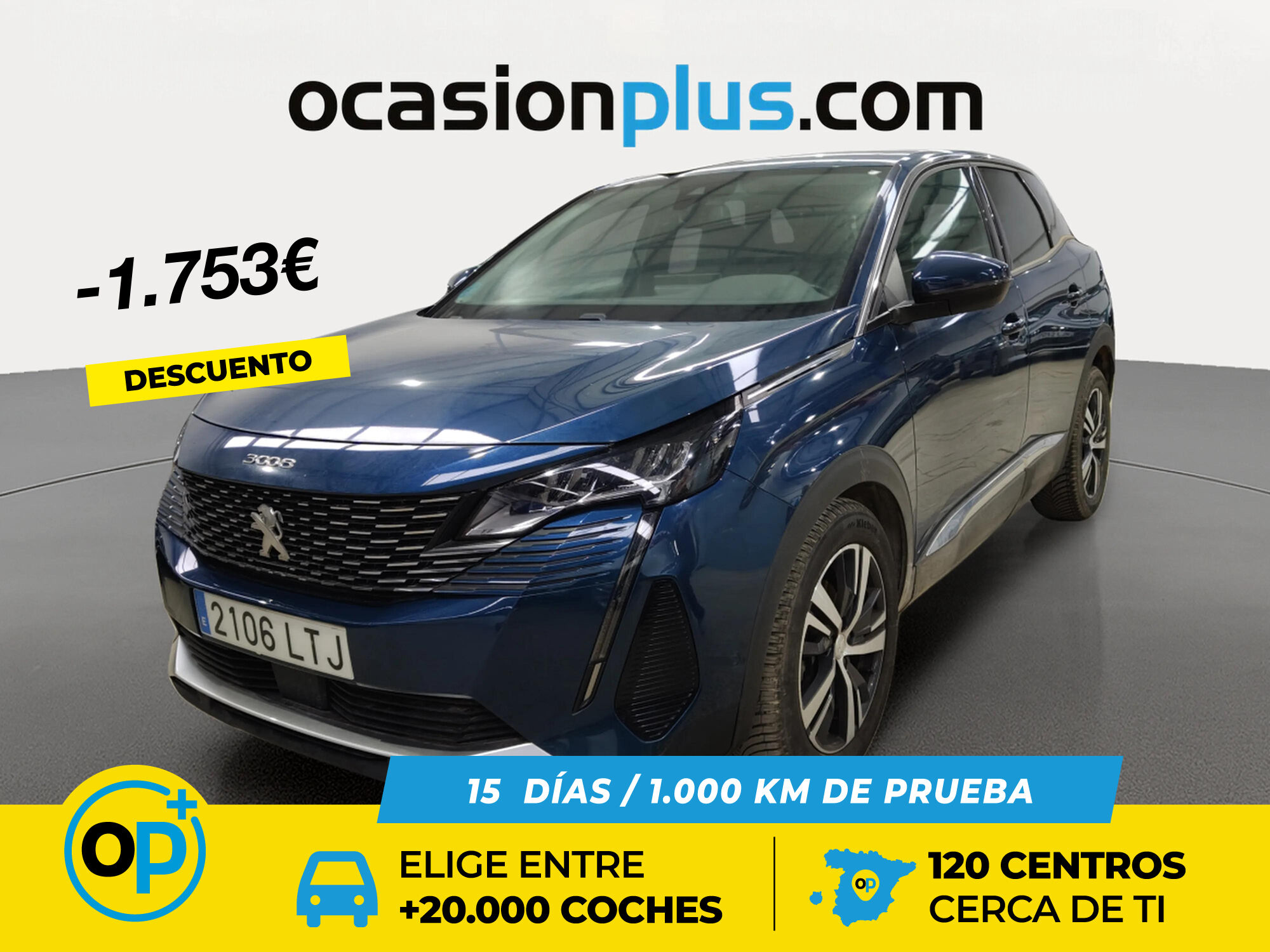PEUGEOT 3008 (BlueHDI 130 S&S Allure 96 kW (130 CV)) en Madrid
