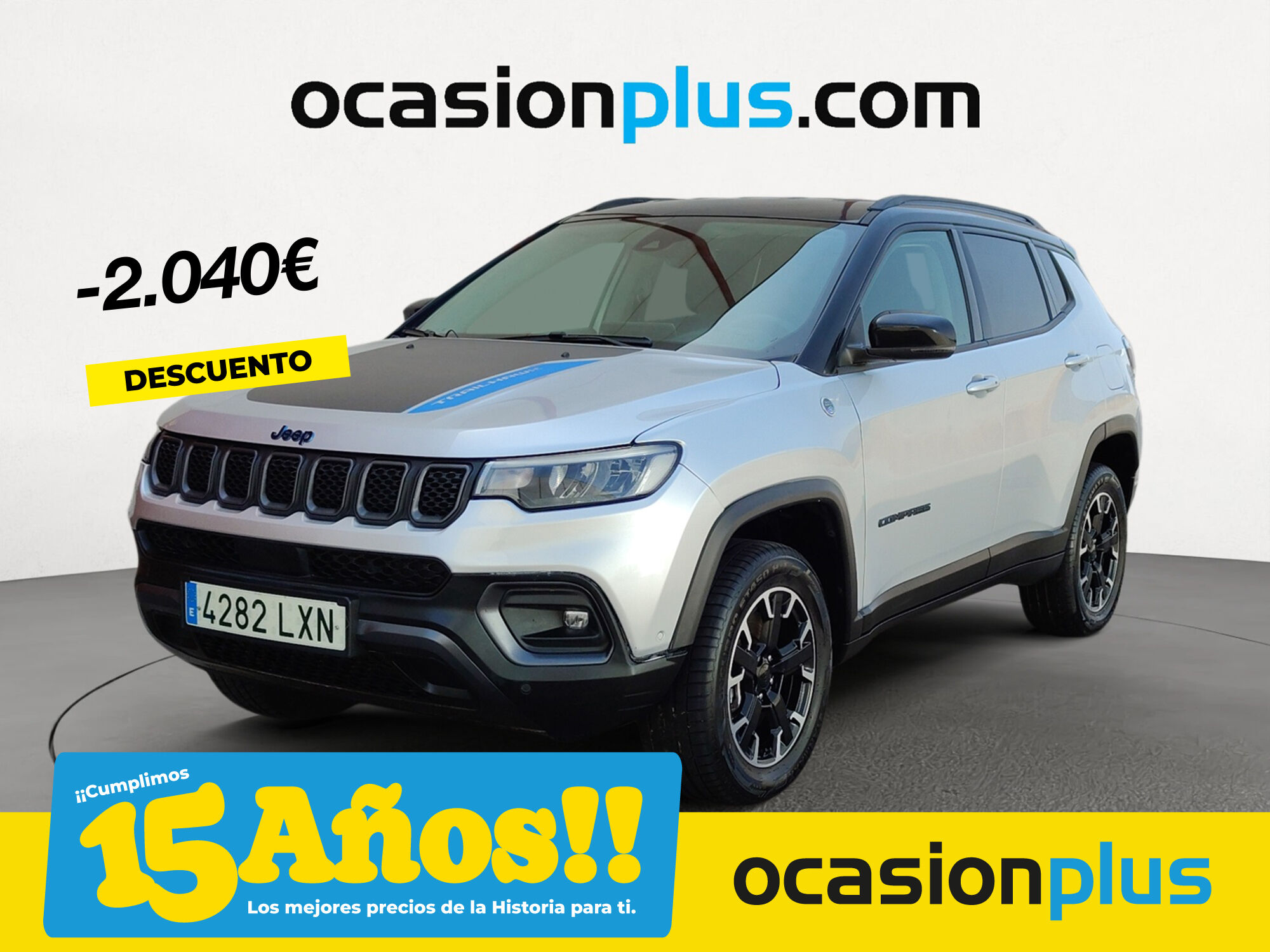 JEEP Compass (1.3 PHEV Trailhawk AWD AT 177 kW (240 CV)) en Madrid