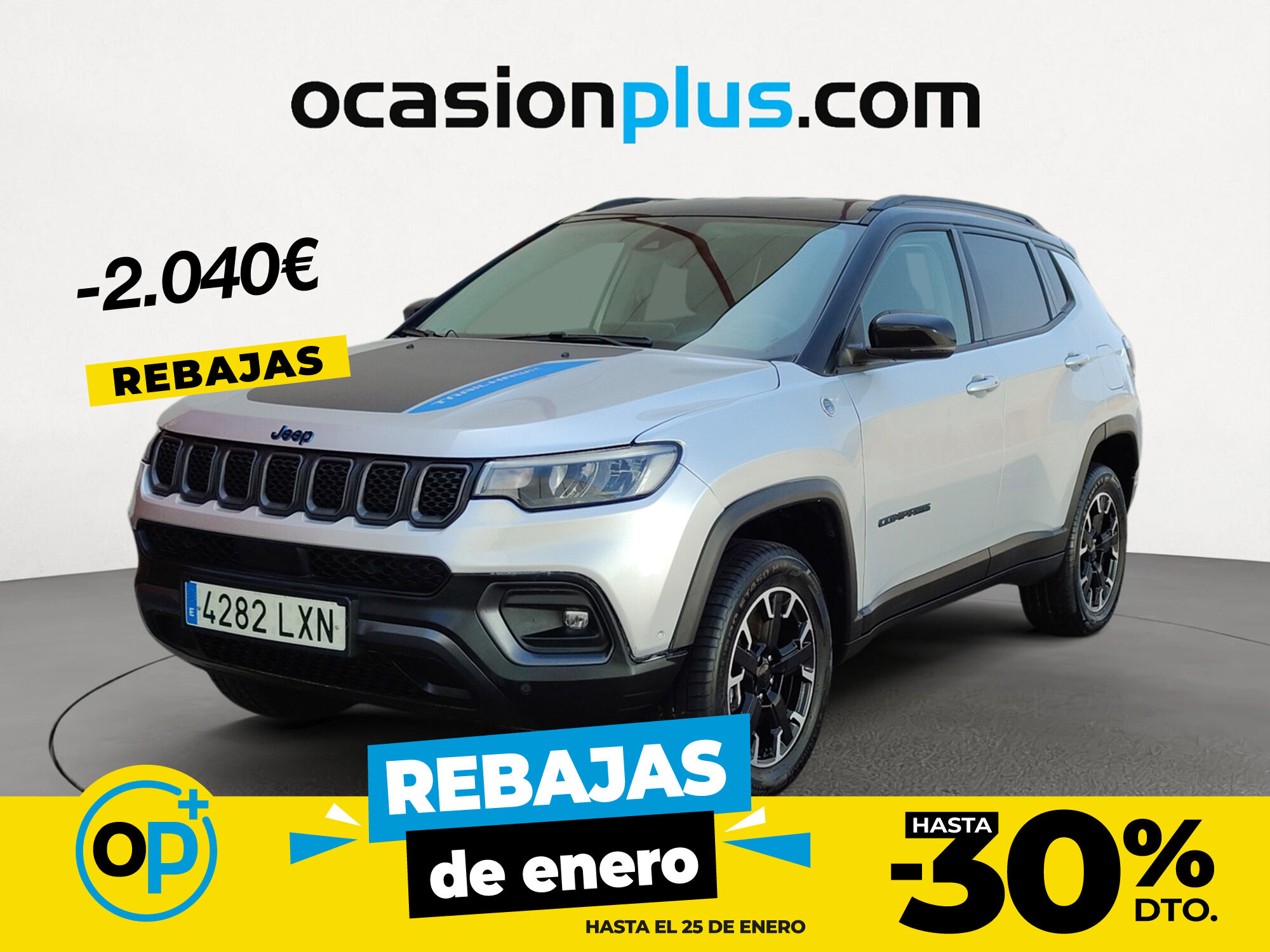 JEEP Compass (1.3 PHEV Trailhawk AWD AT 177 kW (240 CV)) en Madrid