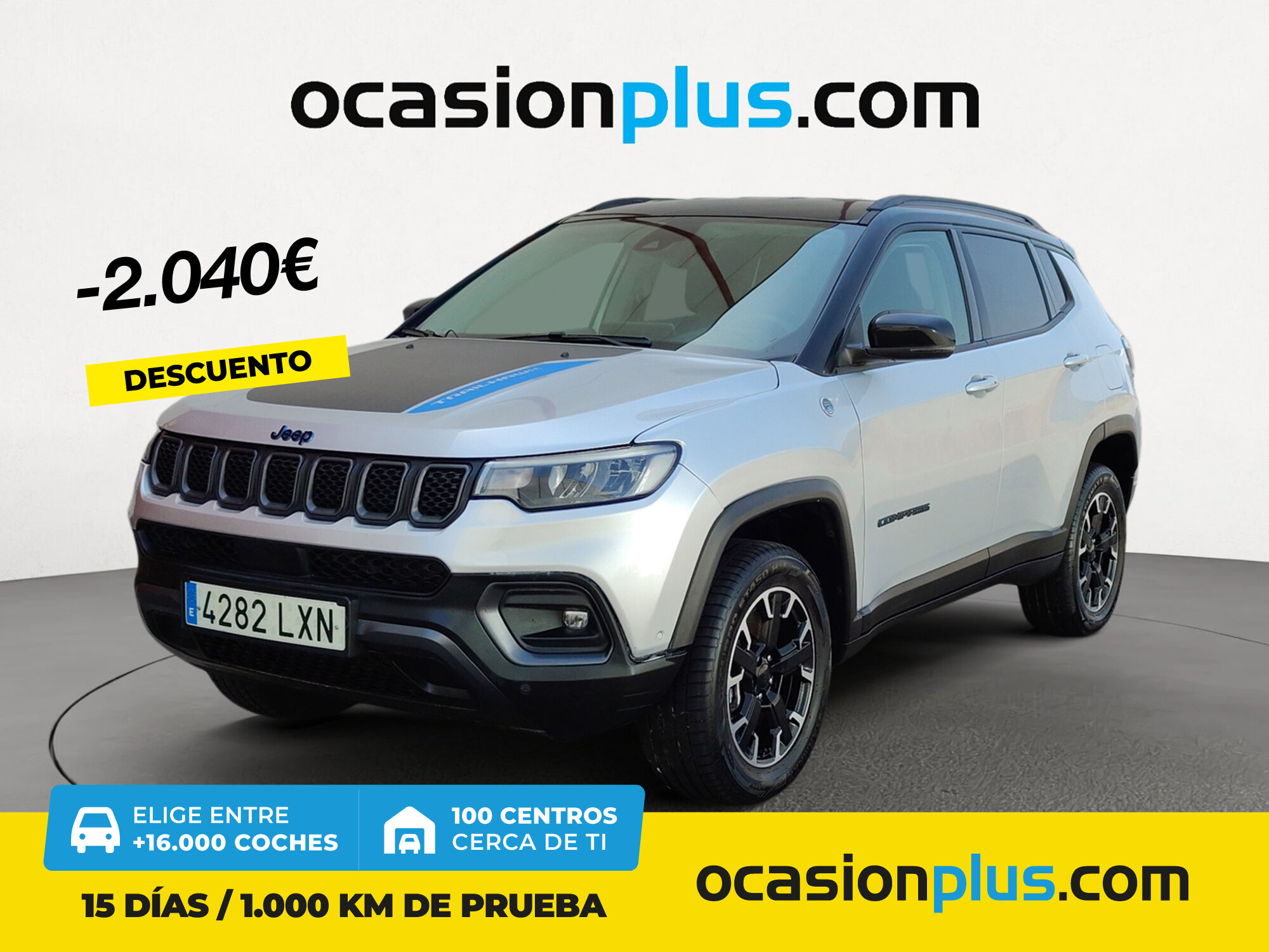 JEEP Compass (1.3 PHEV Trailhawk AWD AT 177 kW (240 CV)) en Madrid