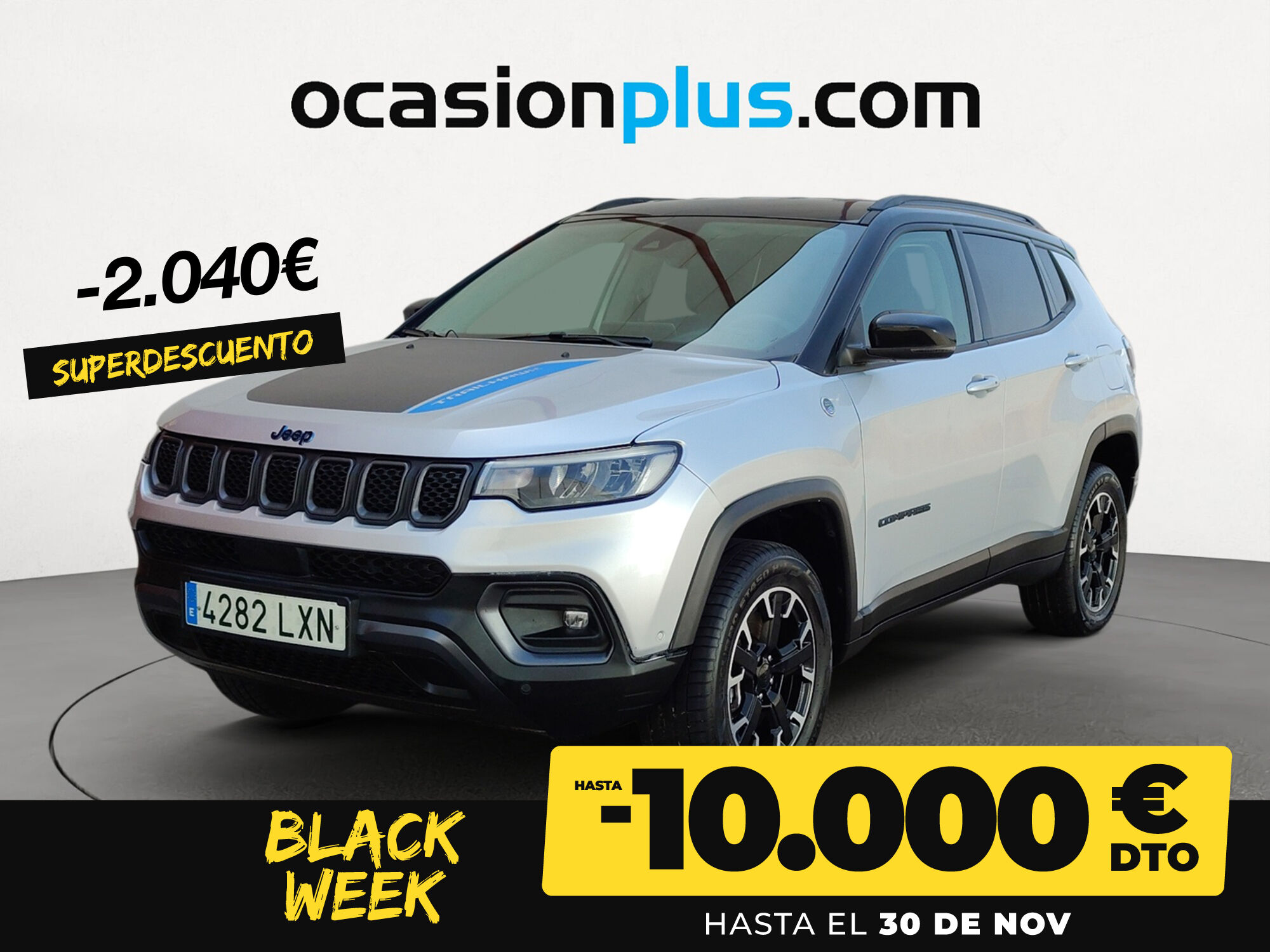 JEEP Compass (1.3 PHEV Trailhawk AWD AT 177 kW (240 CV)) en Madrid
