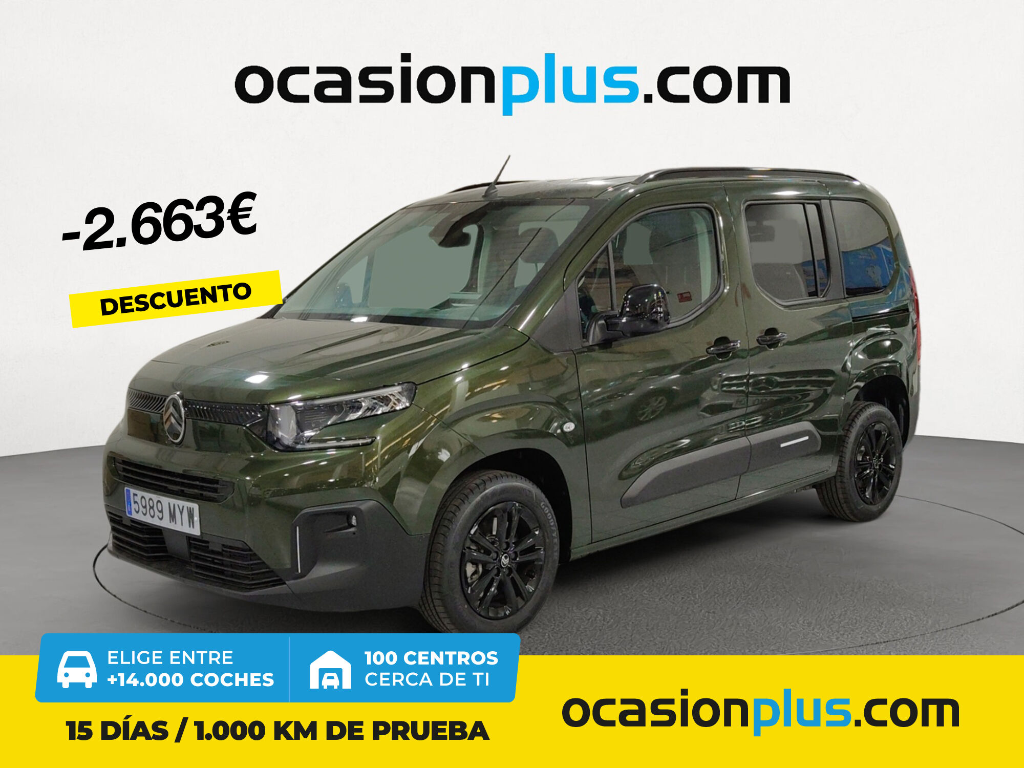 CITROEN Berlingo (BlueHDi 130 S&S Plus EAT8 96 kW (130 CV)) en Madrid