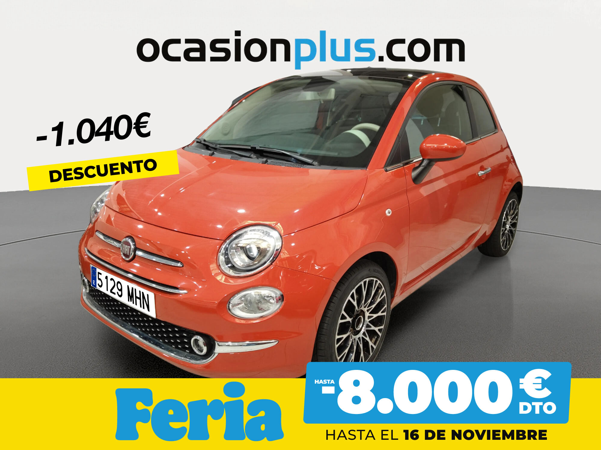 FIAT 500 (1.0 Hybrid Dolcevita 51 kW (70 CV)) en Madrid