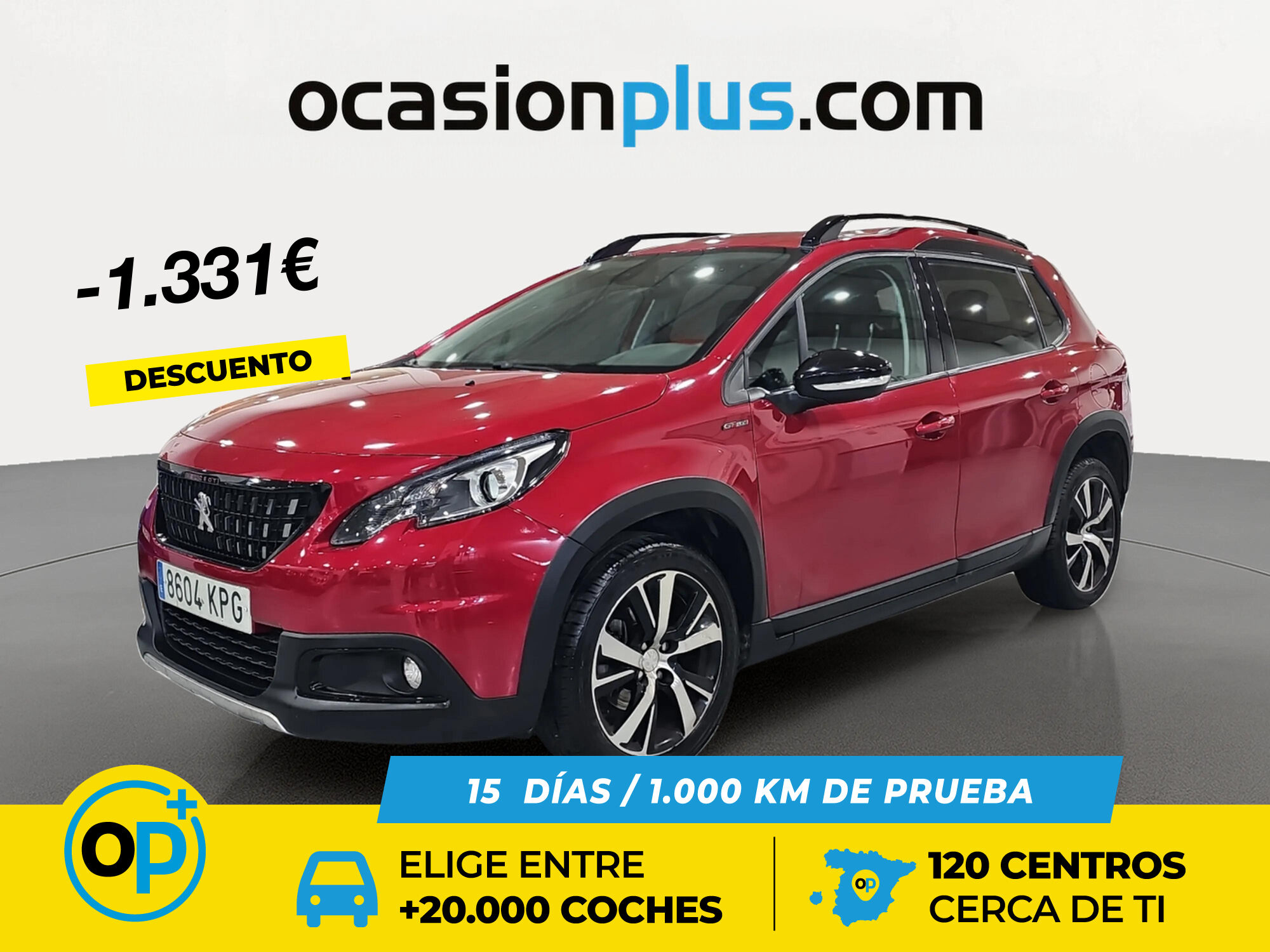 PEUGEOT 2008 (BlueHDi 120 S&S GT Line EAT6 88 kW (120 CV)) en Madrid