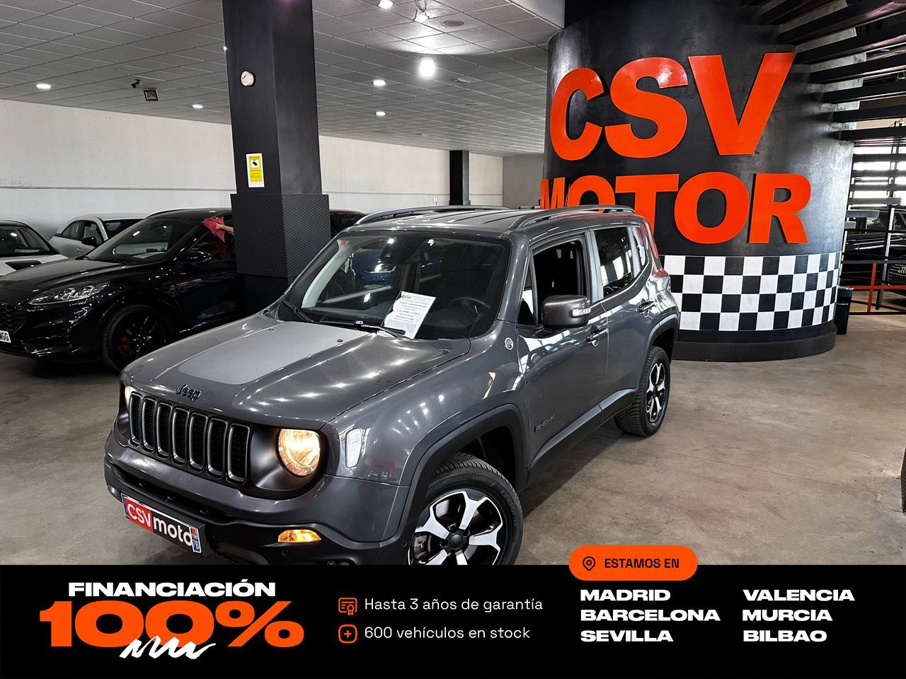 JEEP Renegade (Trailhawk 1.3 PHEV 177kW (240CV) AT AWD) en Madrid