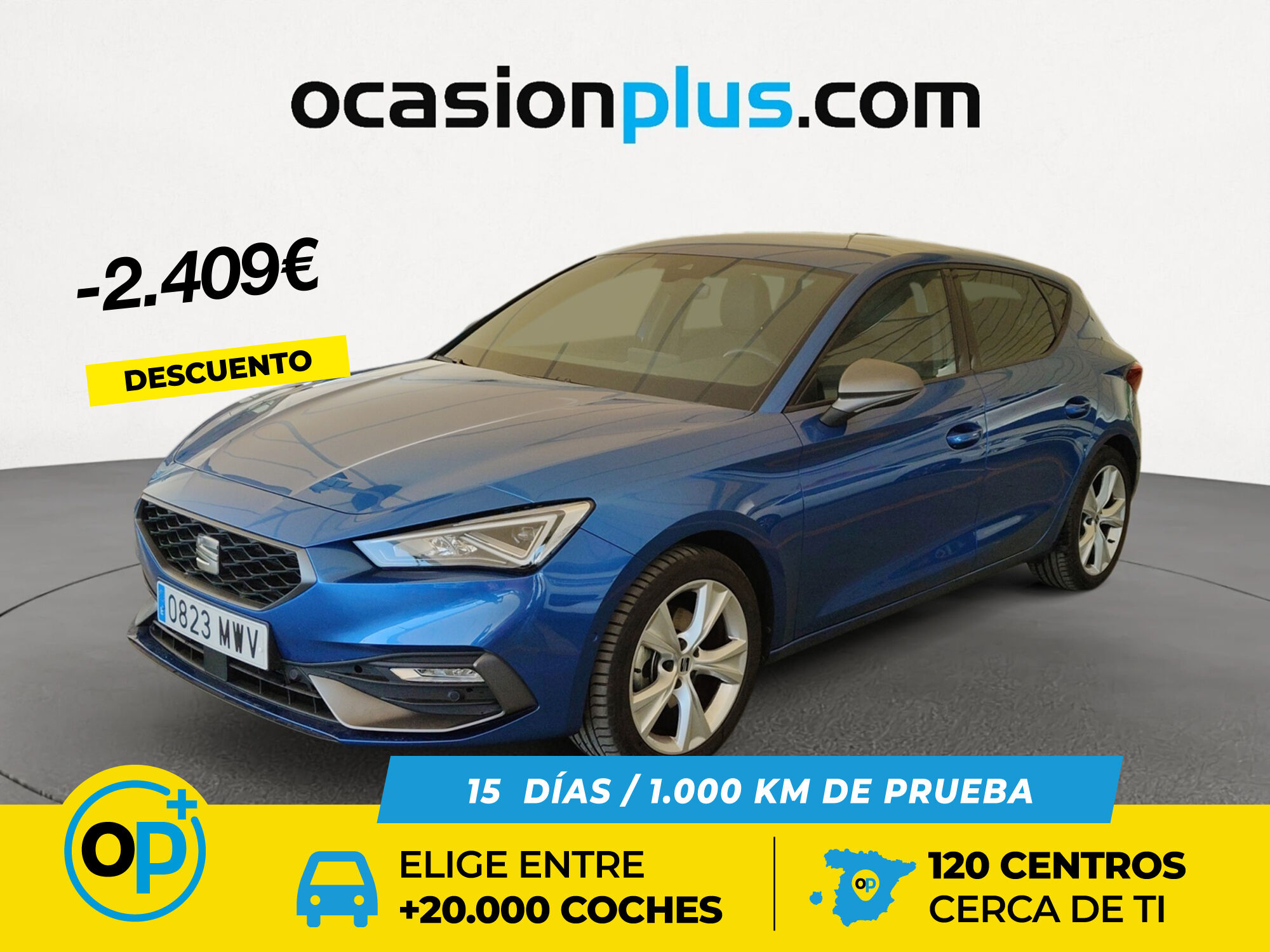 SEAT León (1.0 eTSI S&S FR 25 Aniversario DSG 81 kW (110 CV)) en Madrid