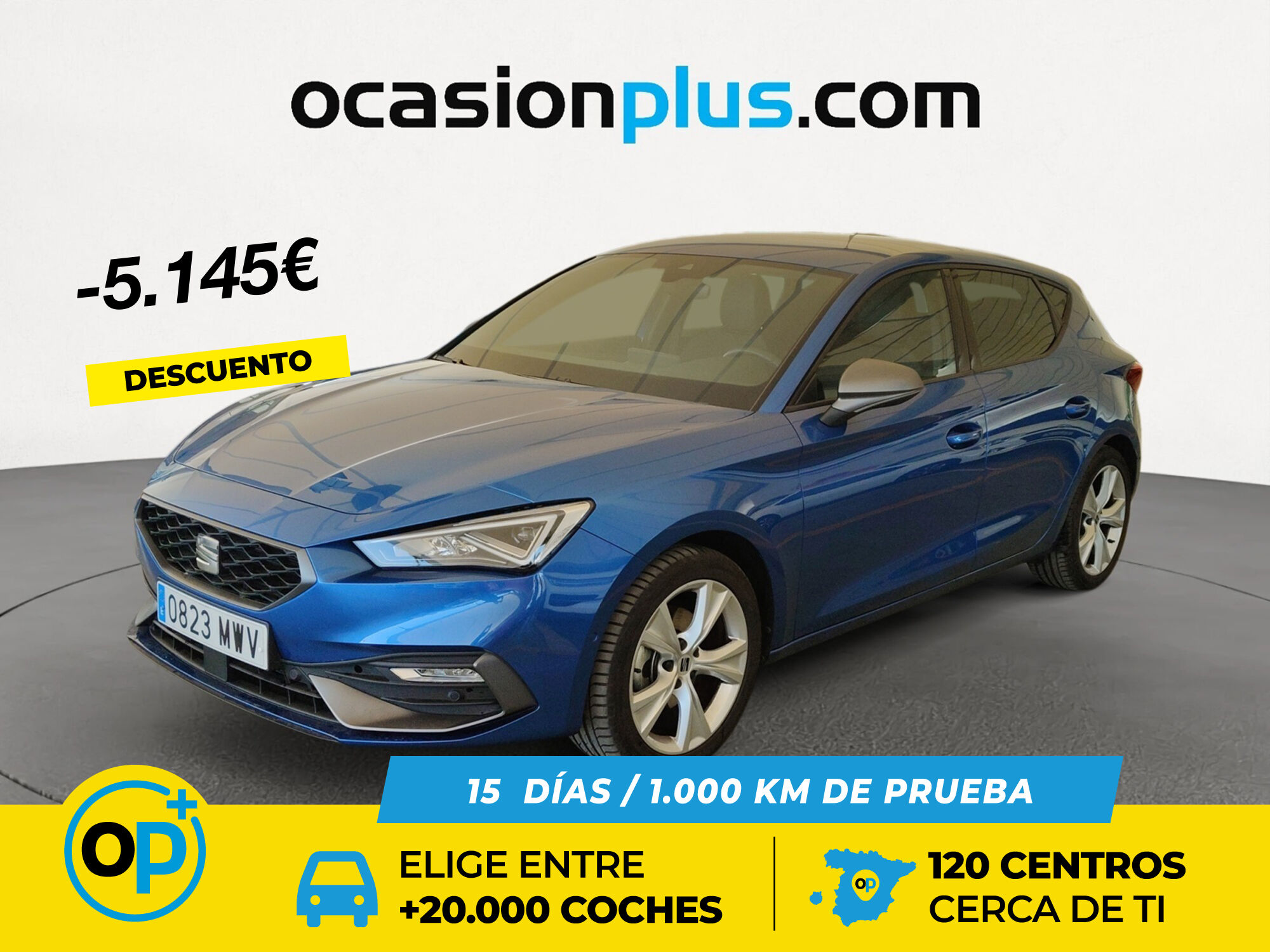 SEAT León (1.0 eTSI S&S FR 25 Aniversario DSG 81 kW (110 CV)) en Madrid