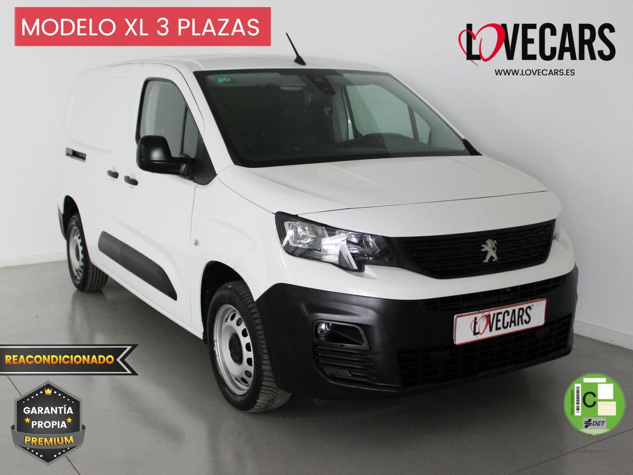 PEUGEOT Partner (PRO LONG 1000kg BlueHDi 100 S&S 5 Vel 3 PLAZAS) en Ponteve