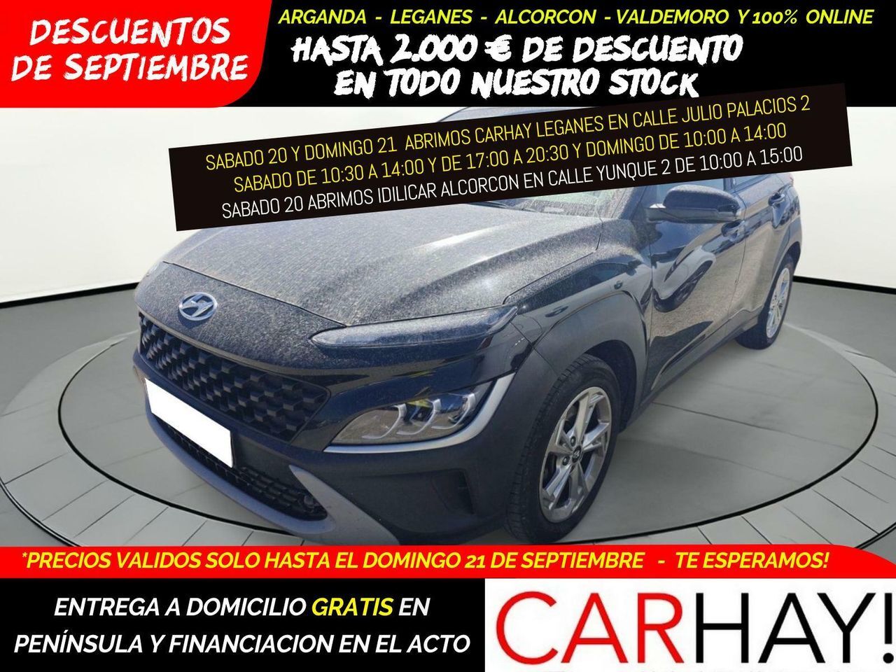 HYUNDAI Kona (1.0T-GDI EDITON 30 120CV) en Madrid