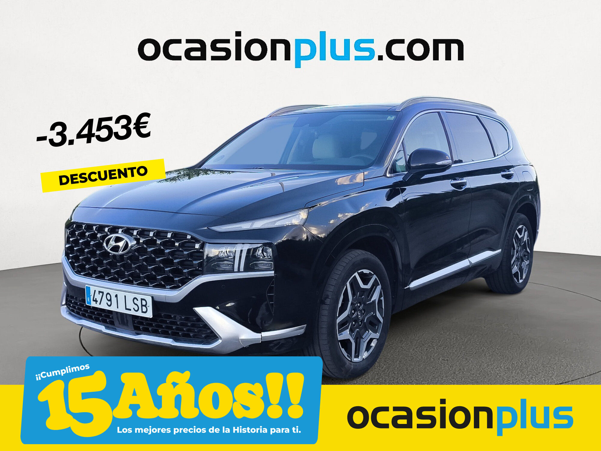 HYUNDAI Santa Fe (1.6 TGDi HEV Style 4x4 Auto 169 kW (230 CV)) en Madrid