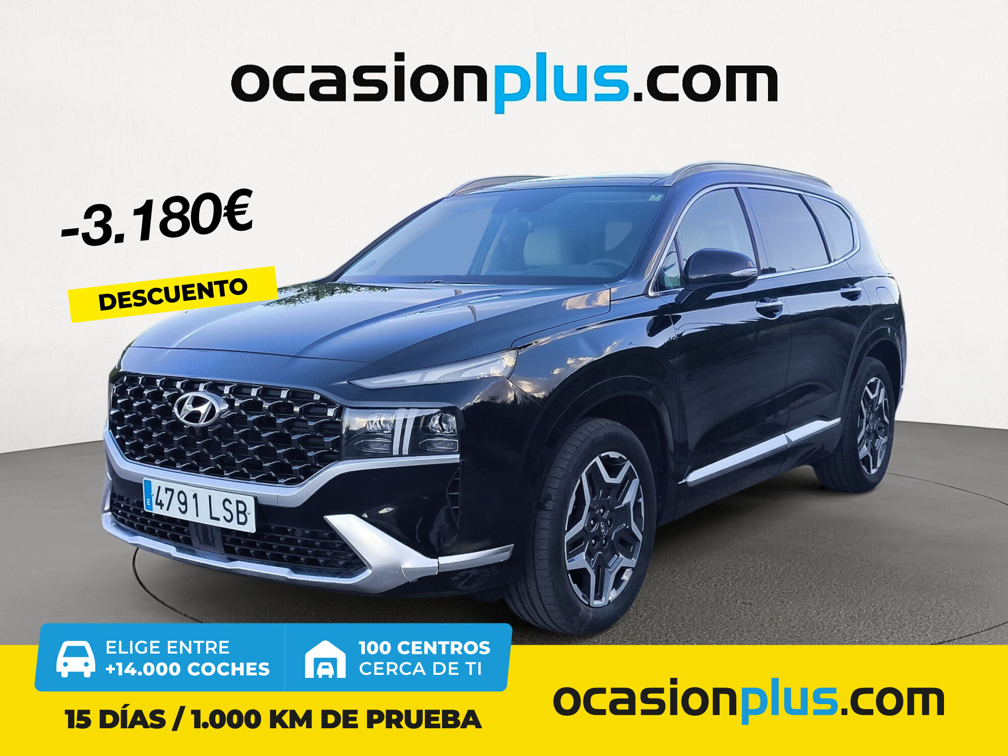 HYUNDAI Santa Fe (1.6 TGDi HEV Style 4x4 Auto 169 kW (230 CV)) en Madrid