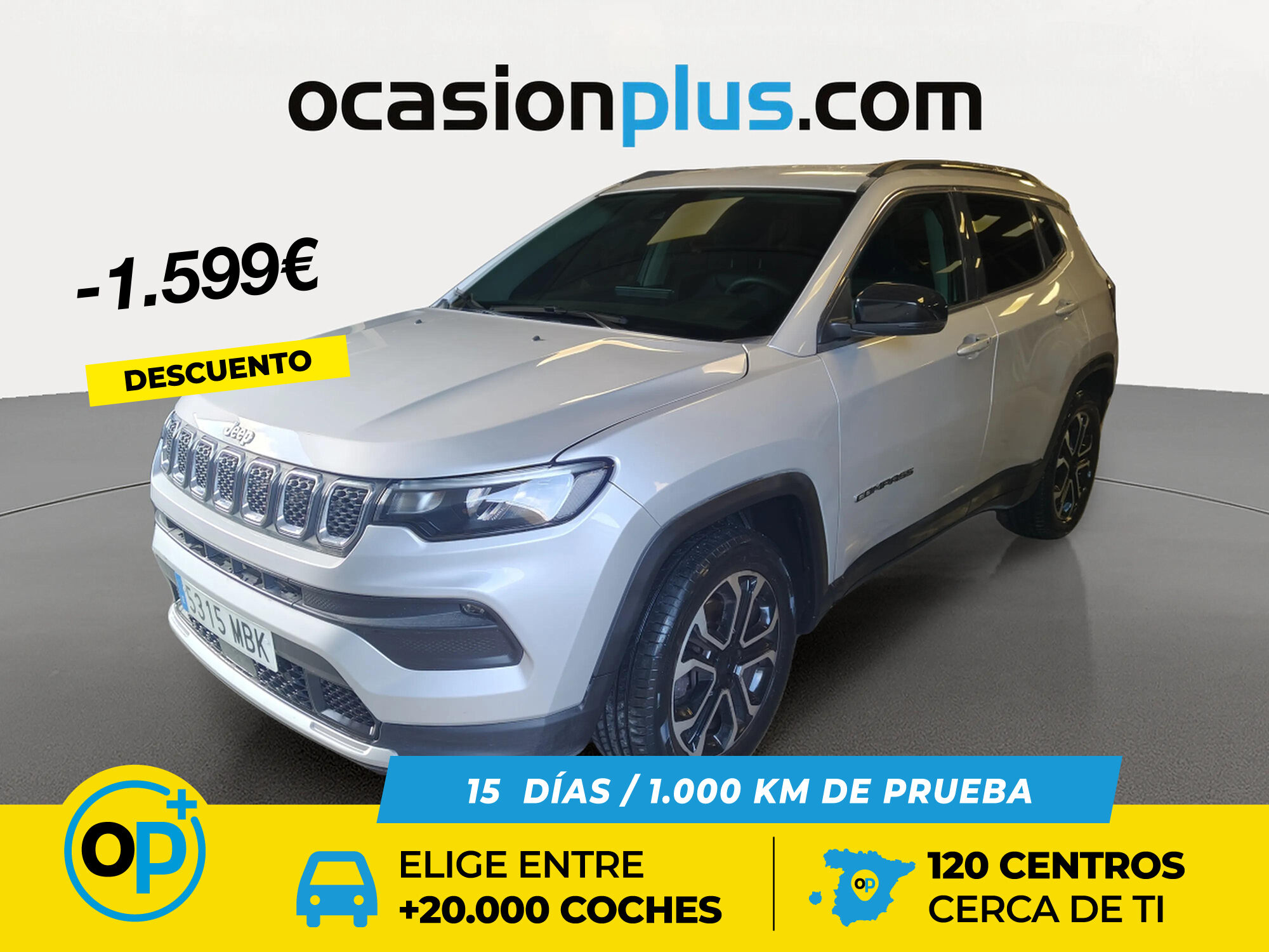 JEEP Compass (1.3 Gse Limited 4x2 FWD 96 kW (130 CV)) en Madrid
