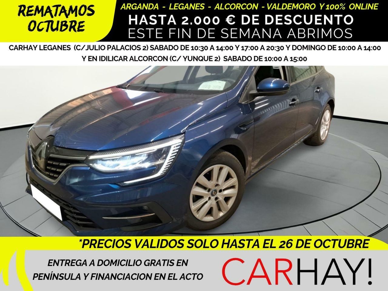 RENAULT Mégane (Estate 1.6 E-Tech Plug-in 160ch Business) en Madrid