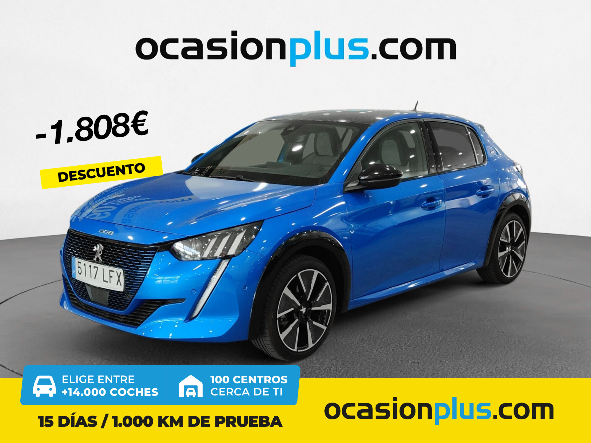 PEUGEOT 208 (Eléctrico GT 100 kW (136 CV)) en Madrid