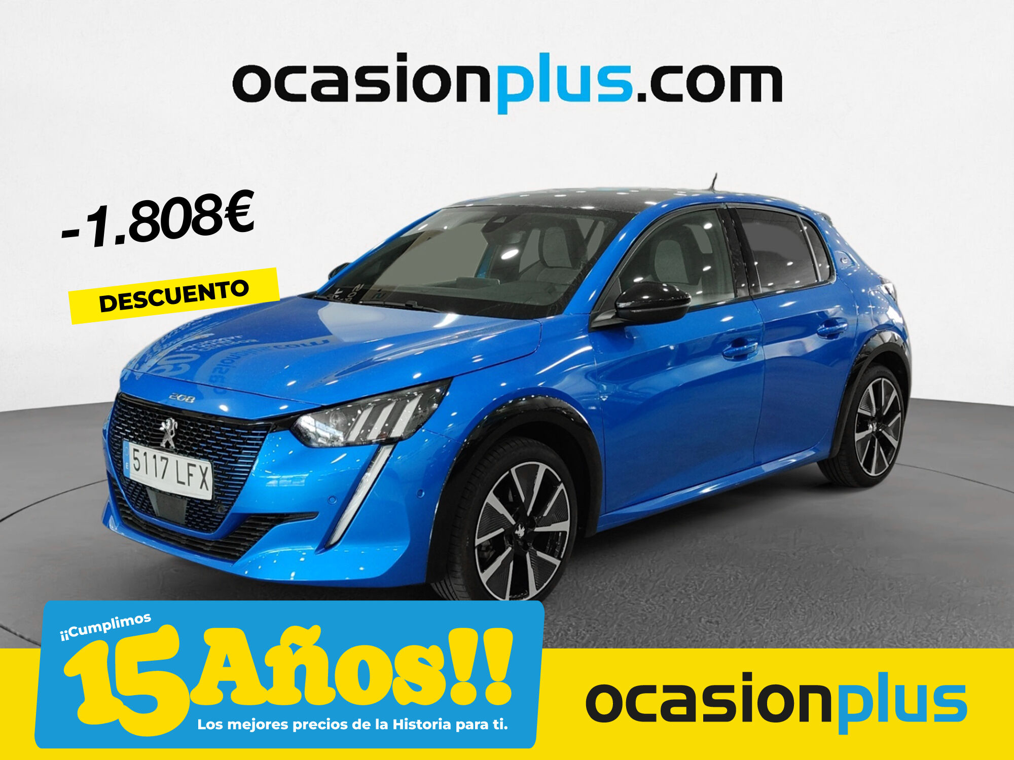 PEUGEOT 208 (Eléctrico GT 100 kW (136 CV)) en Madrid