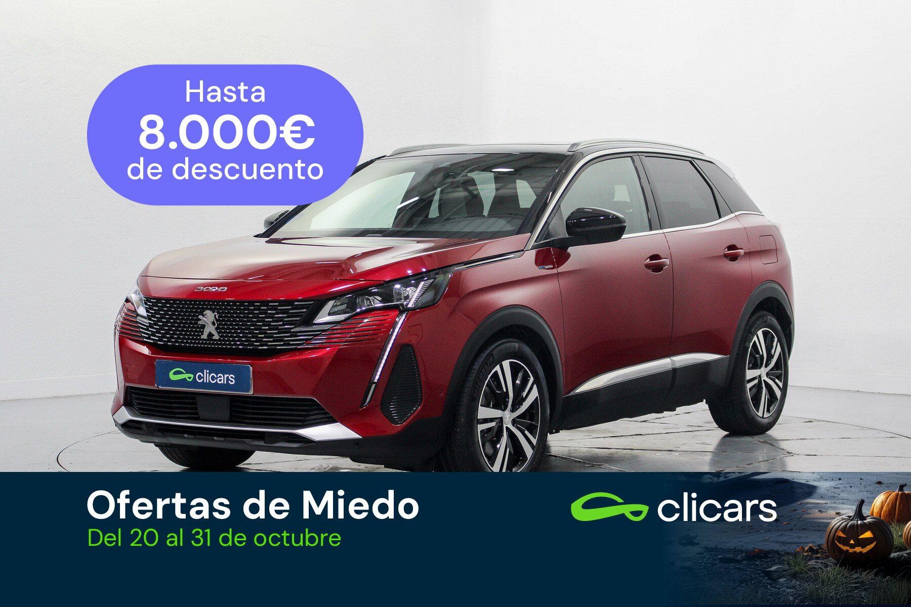 PEUGEOT 3008 (3008 HYB PHEV 225 GT e-EAT8) en Madrid